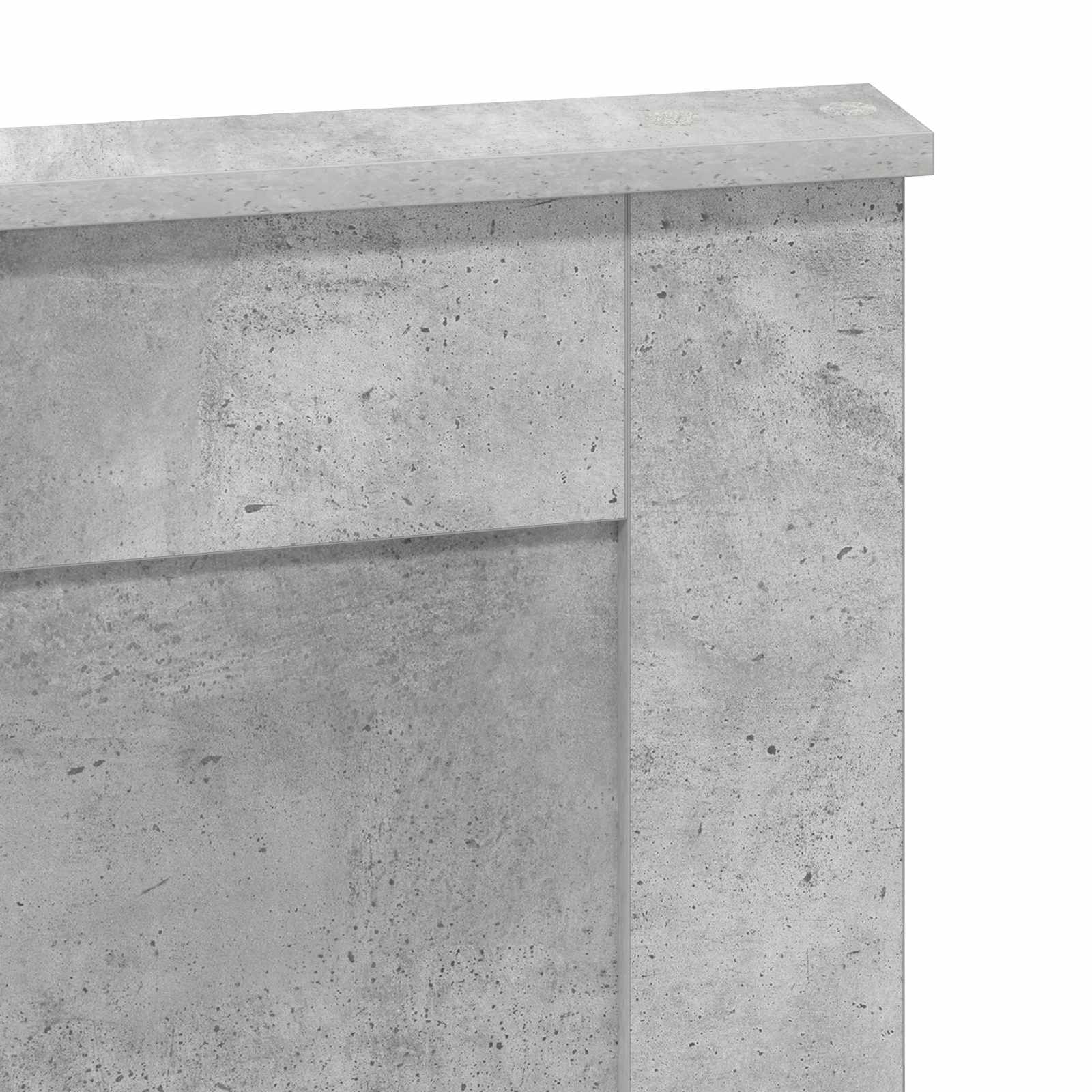 Tête de lit Gris béton 135 cm Bois d'ingénierie - XIOS