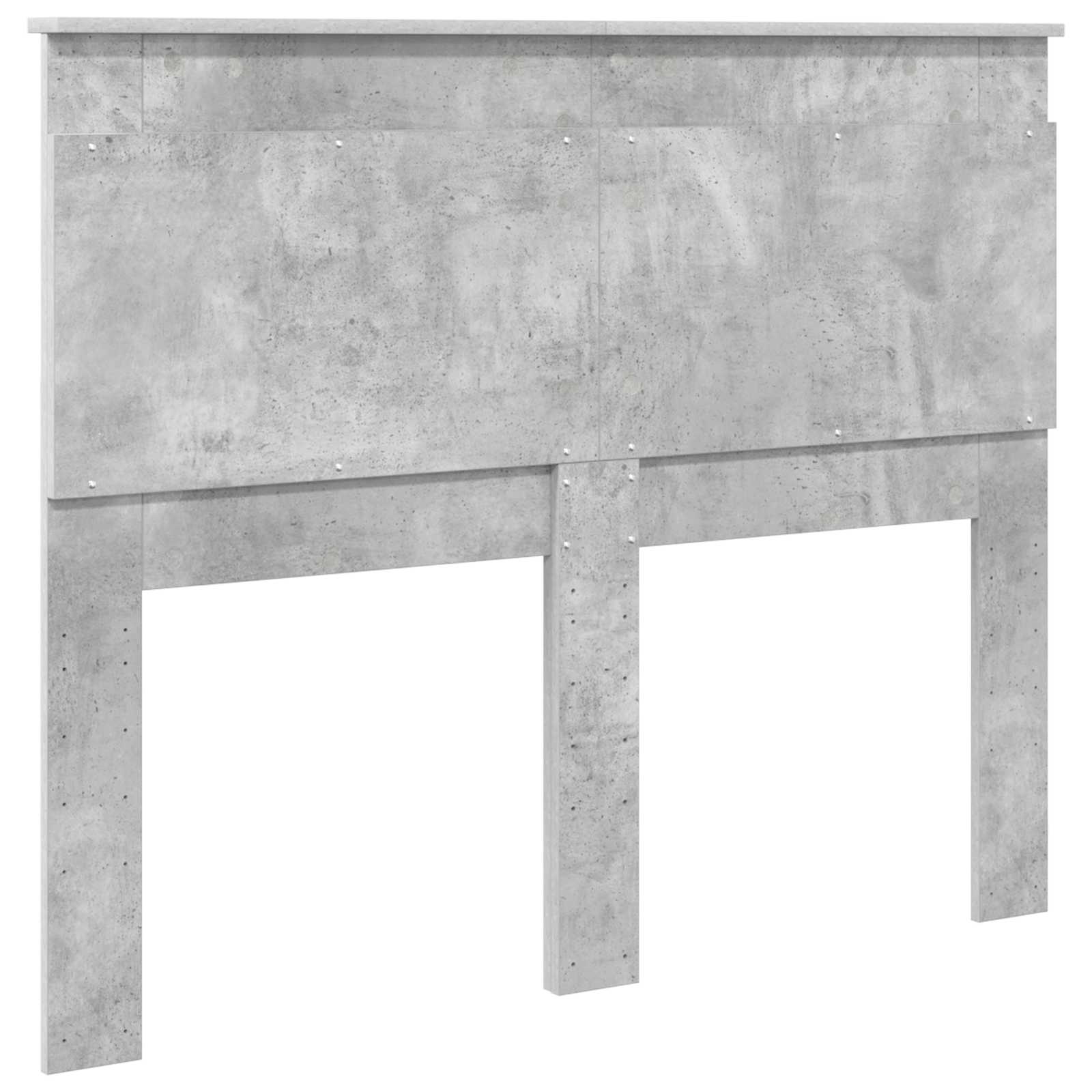 Tête de lit Gris béton 135 cm Bois d'ingénierie - XIOS