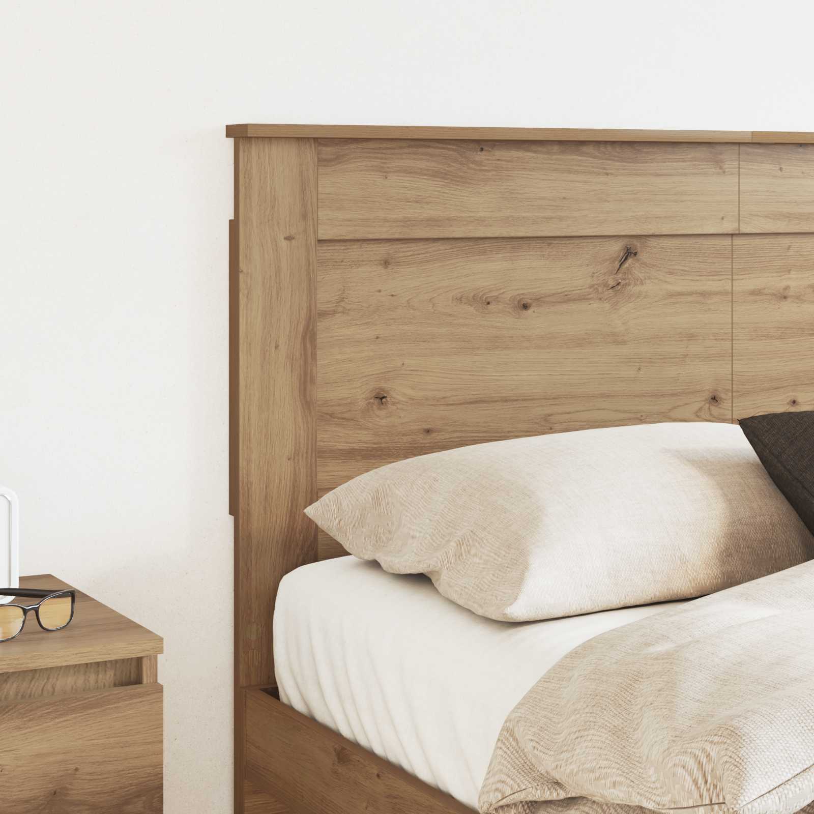 Tête de lit Chêne artisanal Bois d'ingénierie - XIOS