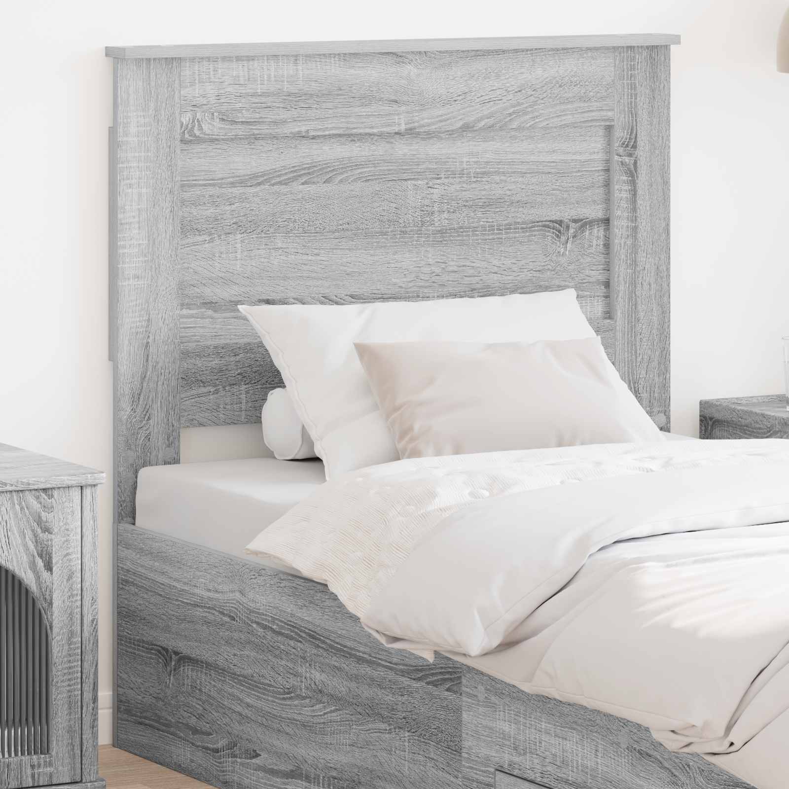Tête de lit Gris Sonoma 100 cm Bois d'ingénierie - XIOS