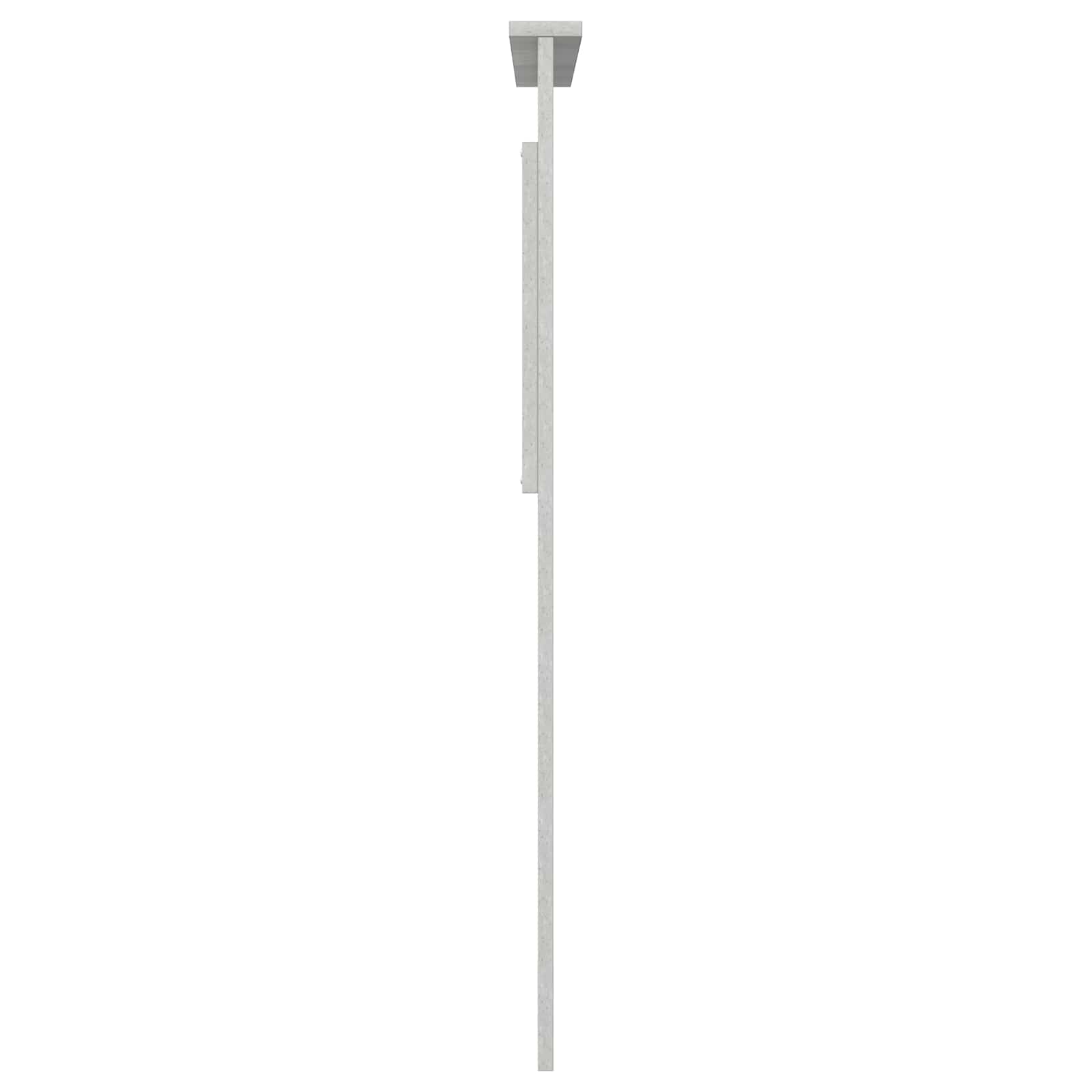 Tête de lit avec tête de lit Gris béton 80 cm Bois d'ingénierie - XIOS