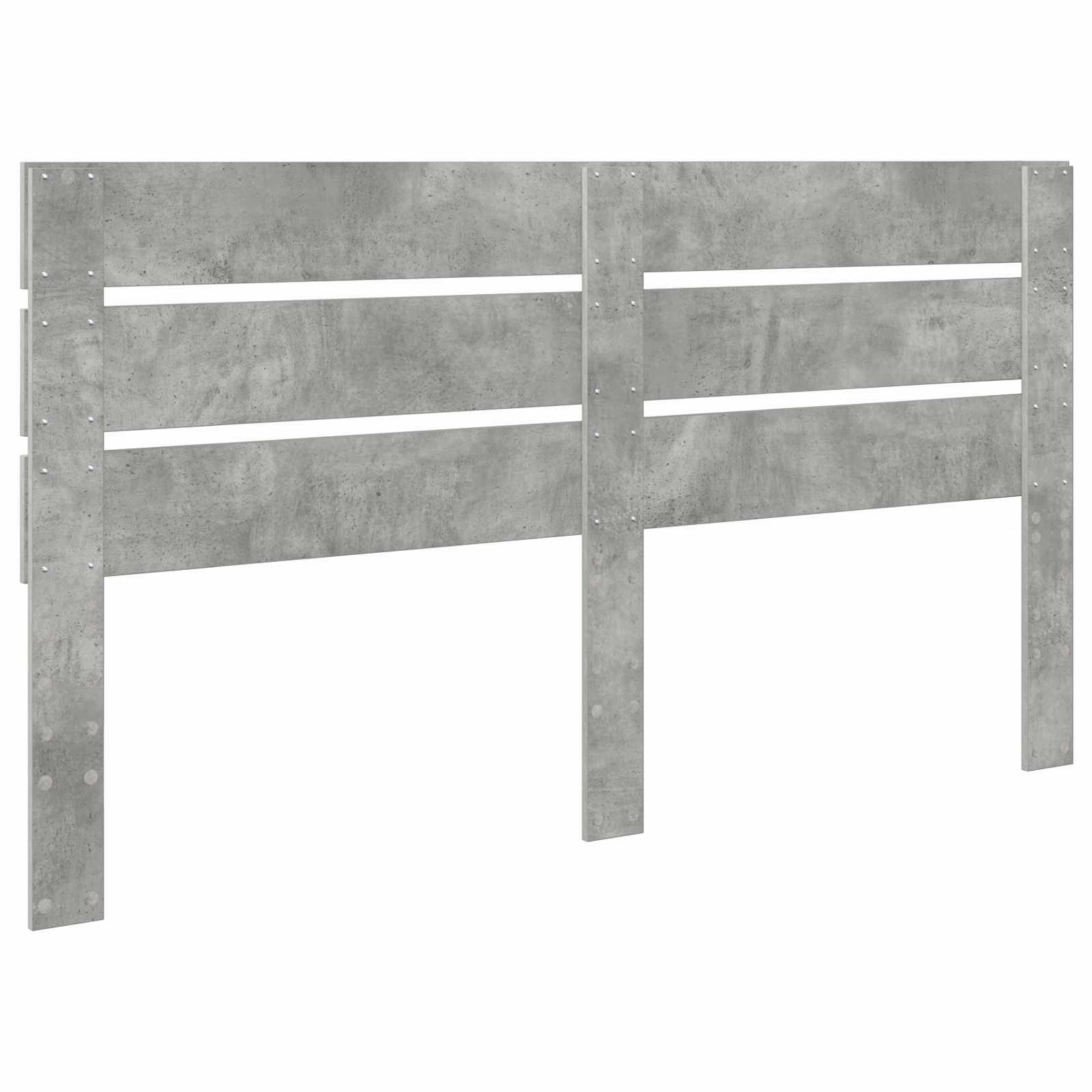 Tête de lit Gris béton 100 cm Bois d'ingénierie - XIOS