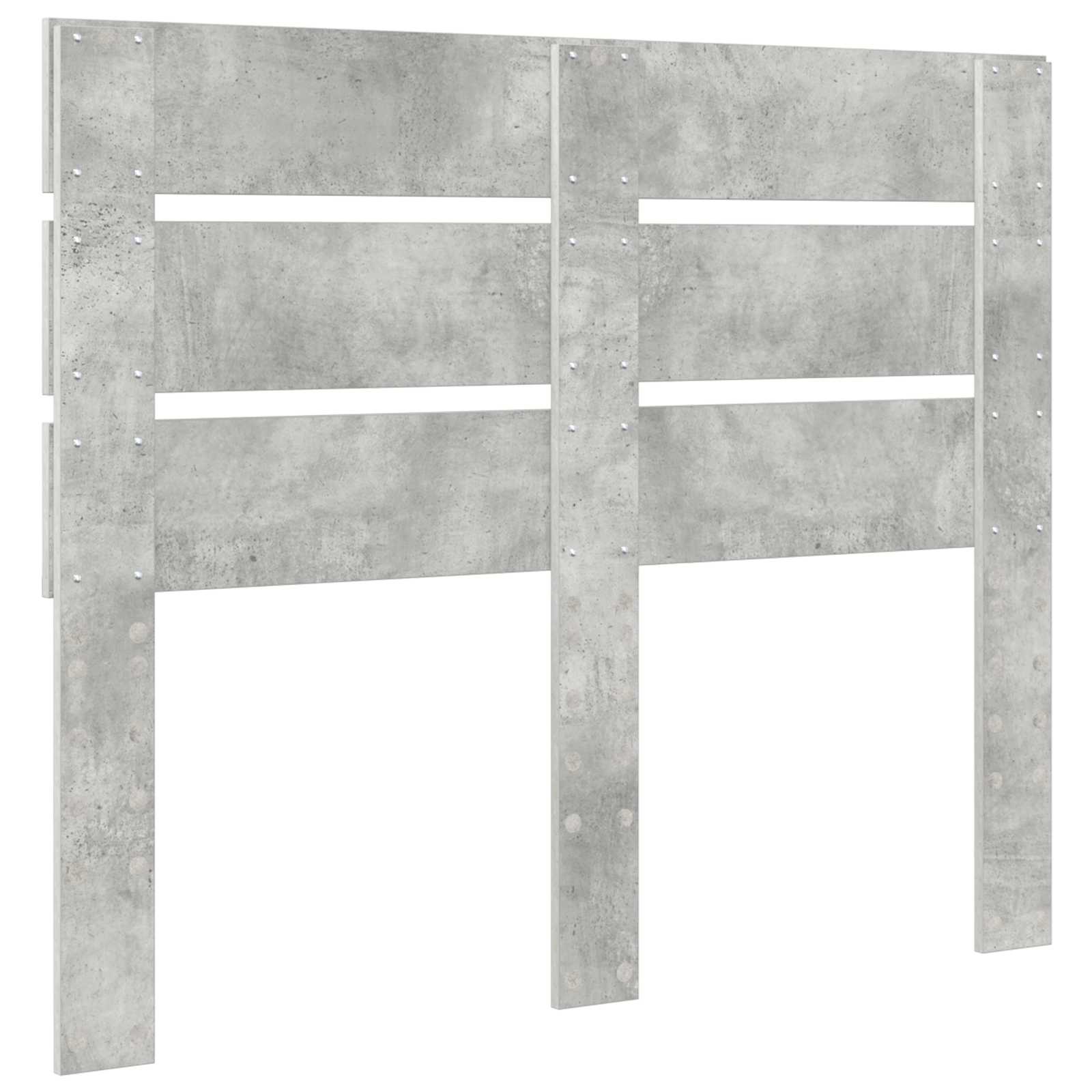 Tête de lit Gris béton Bois d'ingénierie - XIOS