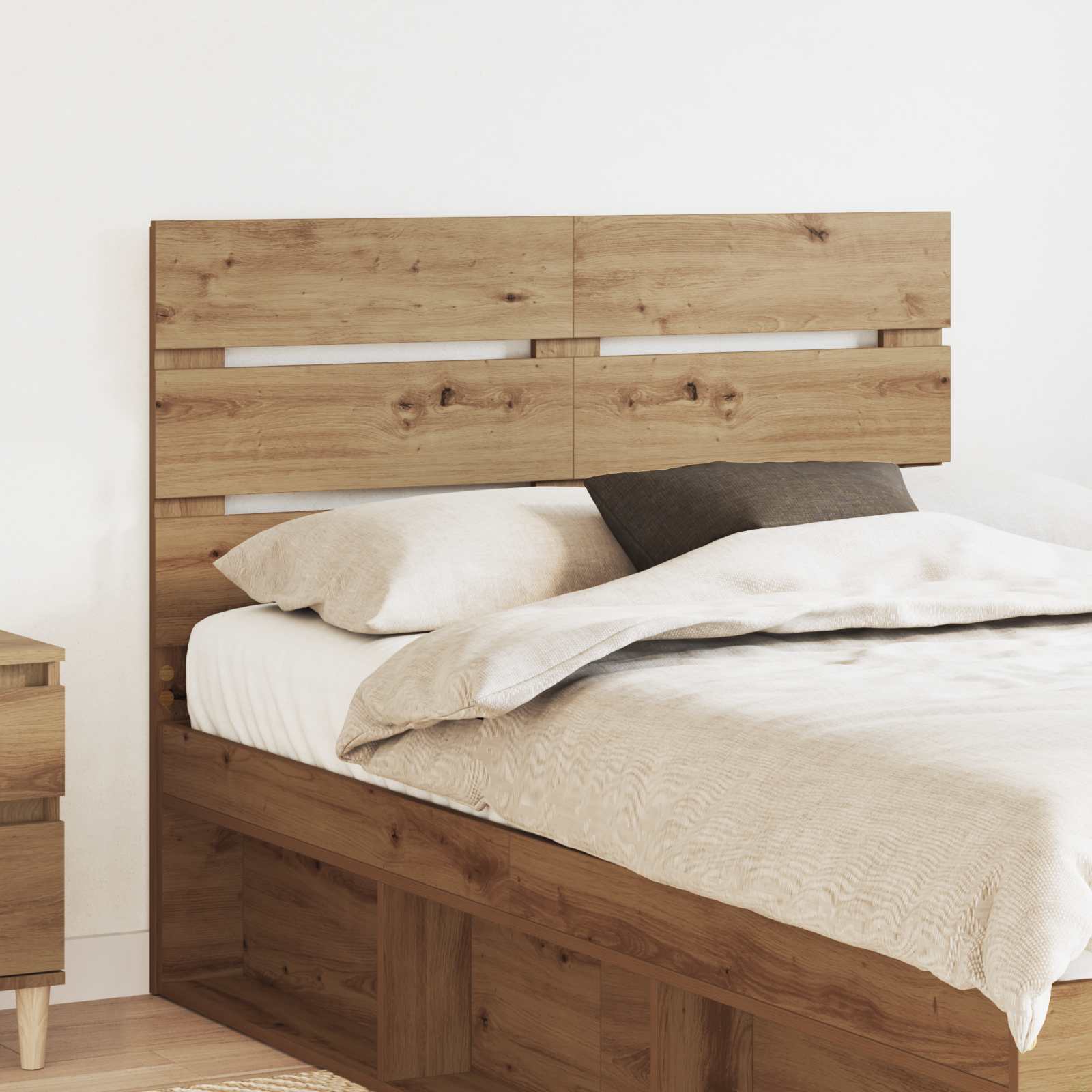 Tête de lit Chêne artisanal Bois d'ingénierie - XIOS