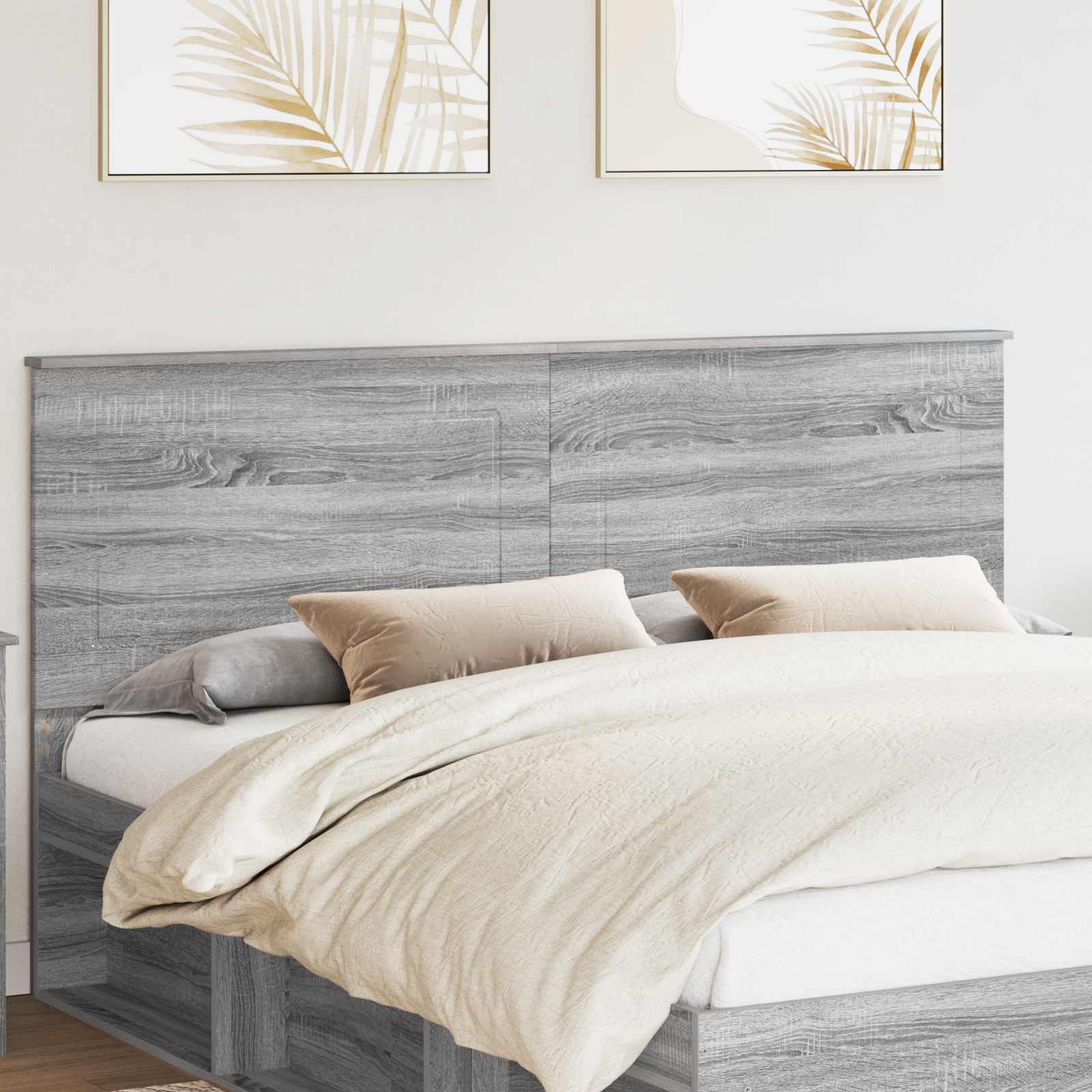 Tête de lit Gris Sonoma 200 cm Bois d'ingénierie - XIOS