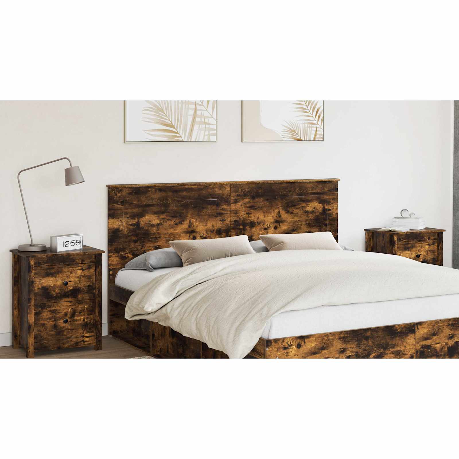 Tête de lit Chêne fumé 180 cm Bois d'ingénierie - XIOS