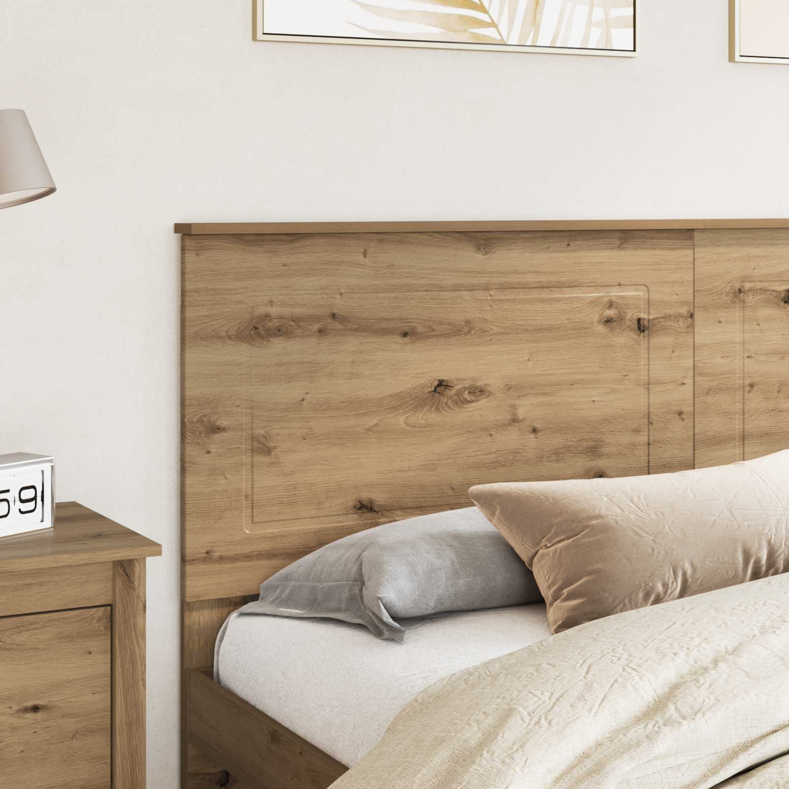 Tête de lit Chêne artisanal 180 cm Bois d'ingénierie - XIOS