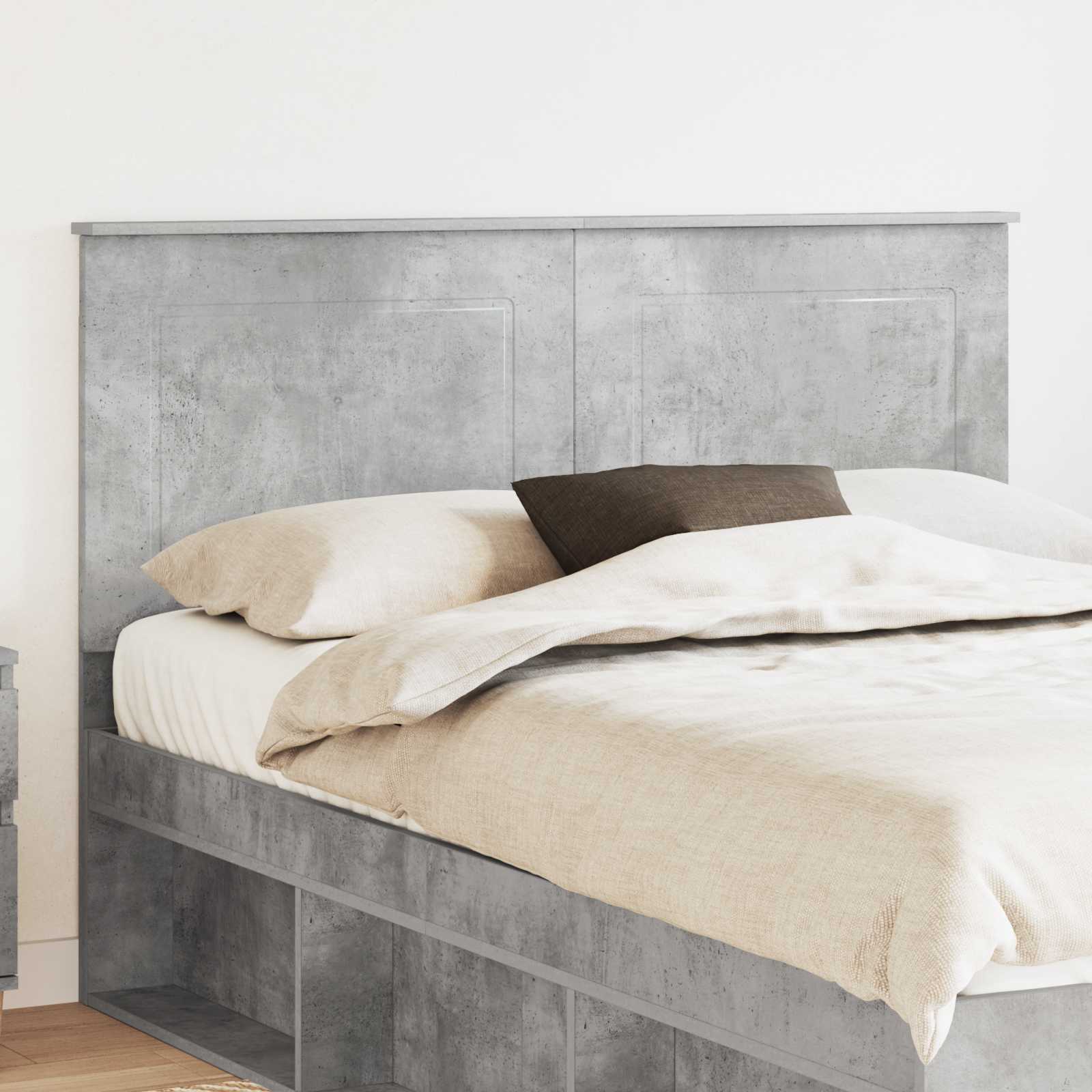 Tête de lit Gris béton 150 cm Bois d'ingénierie - XIOS
