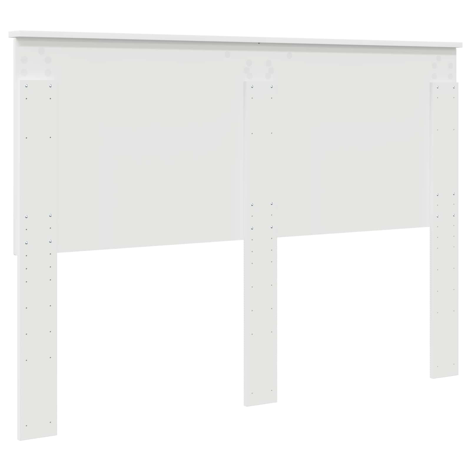 Tête de lit avec tête de lit Blanc 140 cm Bois d'ingénierie - XIOS