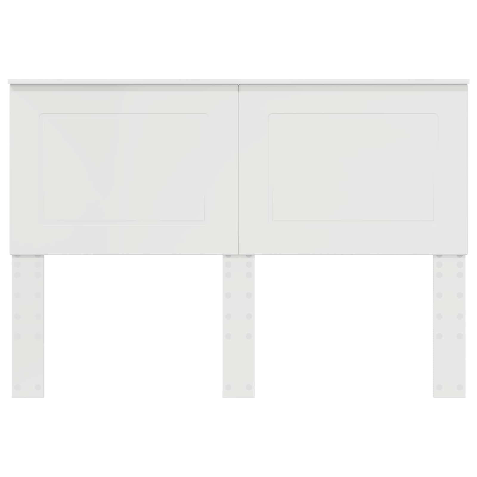 Tête de lit Blanc brillant 140 cm Bois d'ingénierie - XIOS