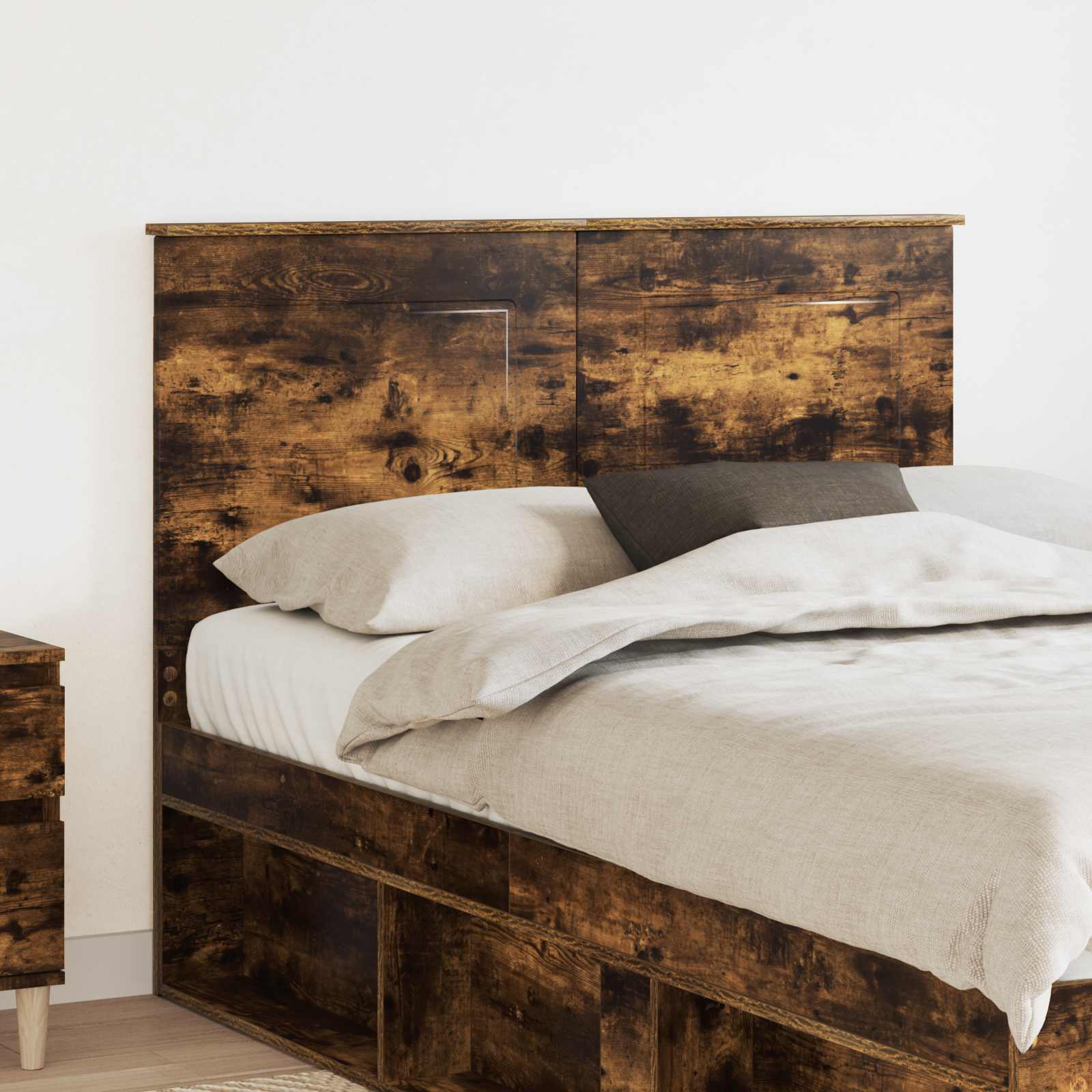 Tête de lit Chêne fumé 120 cm Bois d'ingénierie - XIOS