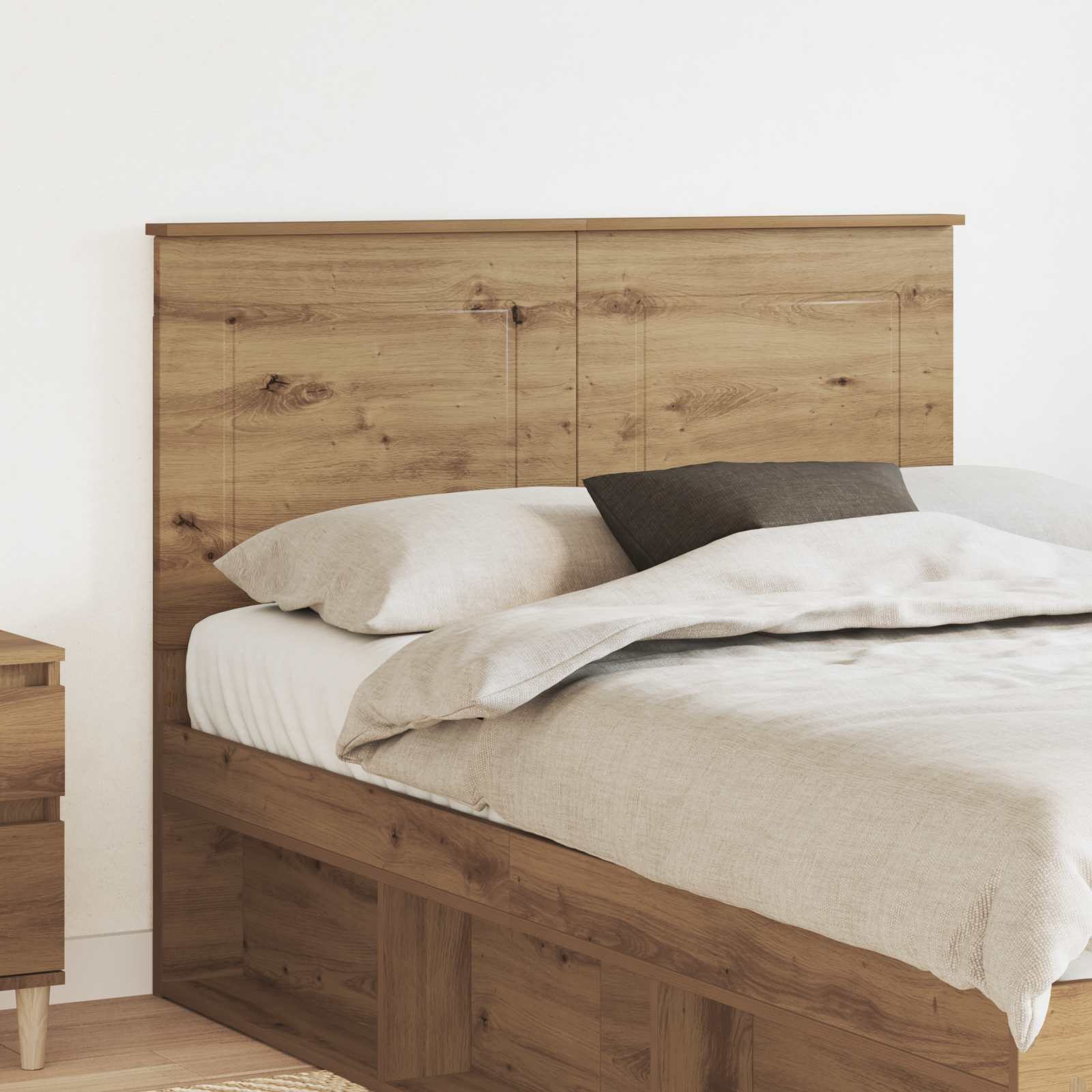 Tête de lit Chêne artisanal 120 cm Bois d'ingénierie - XIOS