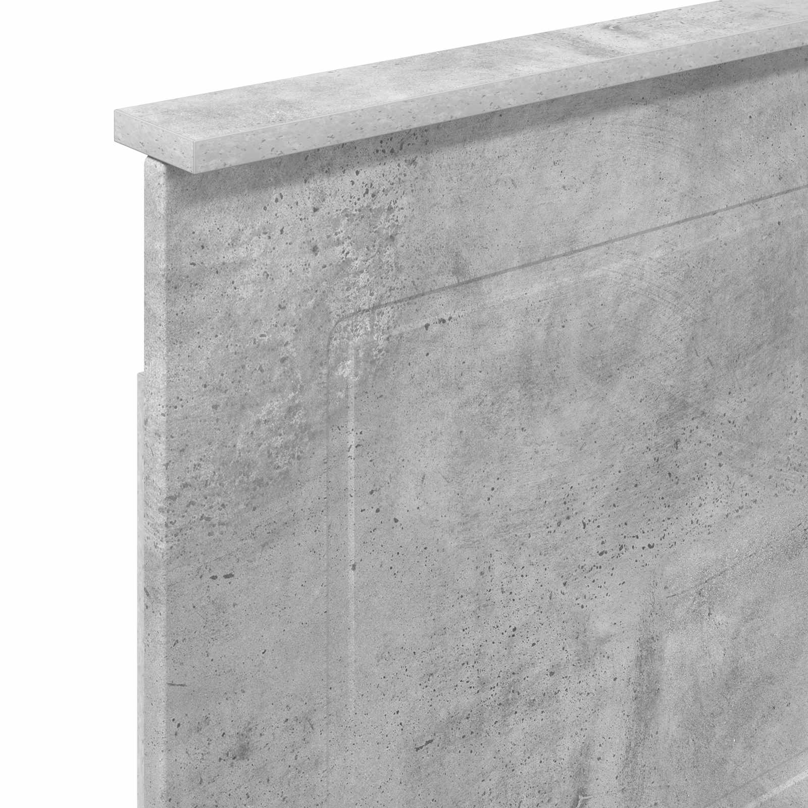 Tête de lit Gris béton 100 cm Bois d'ingénierie - XIOS