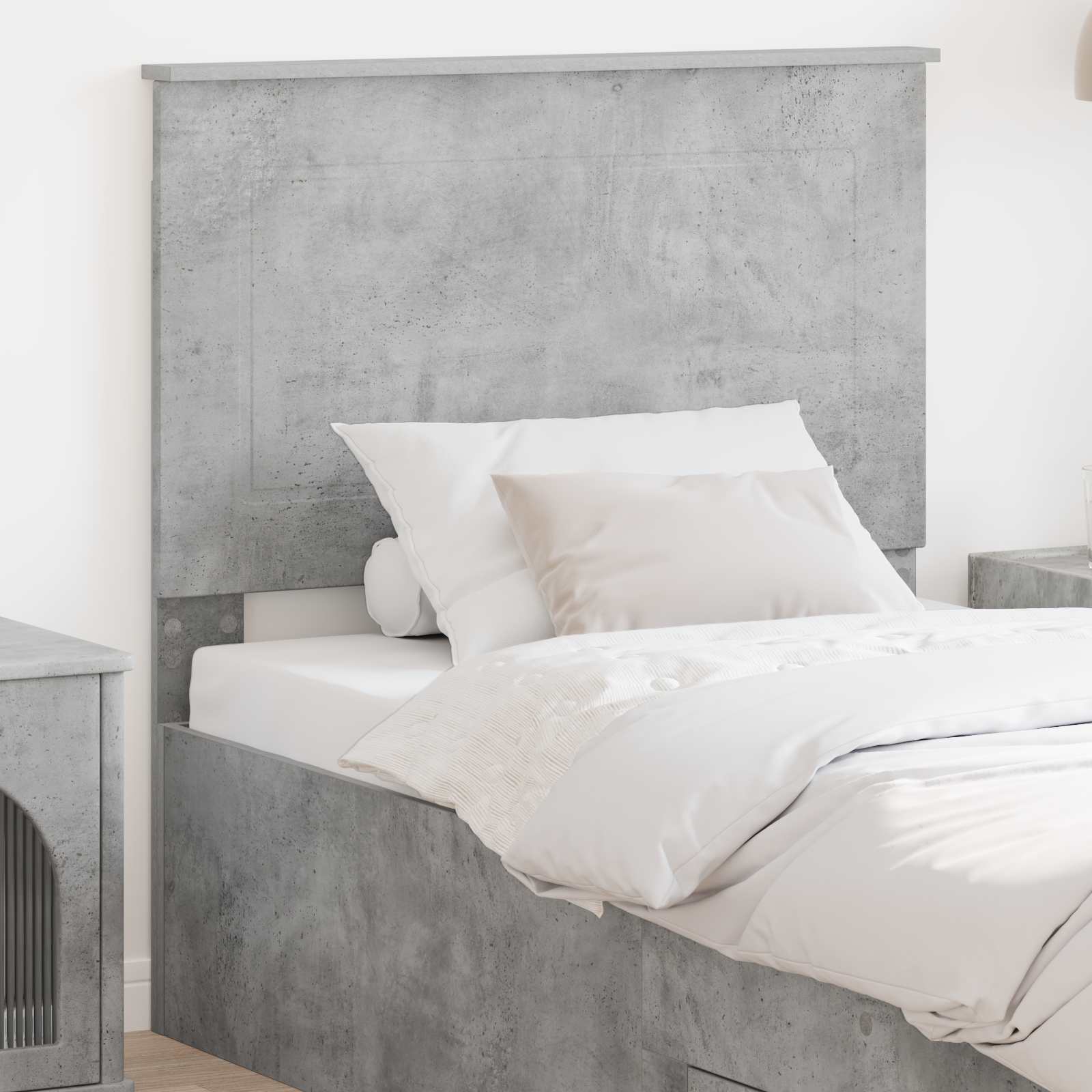 Tête de lit Gris béton 100 cm Bois d'ingénierie - XIOS