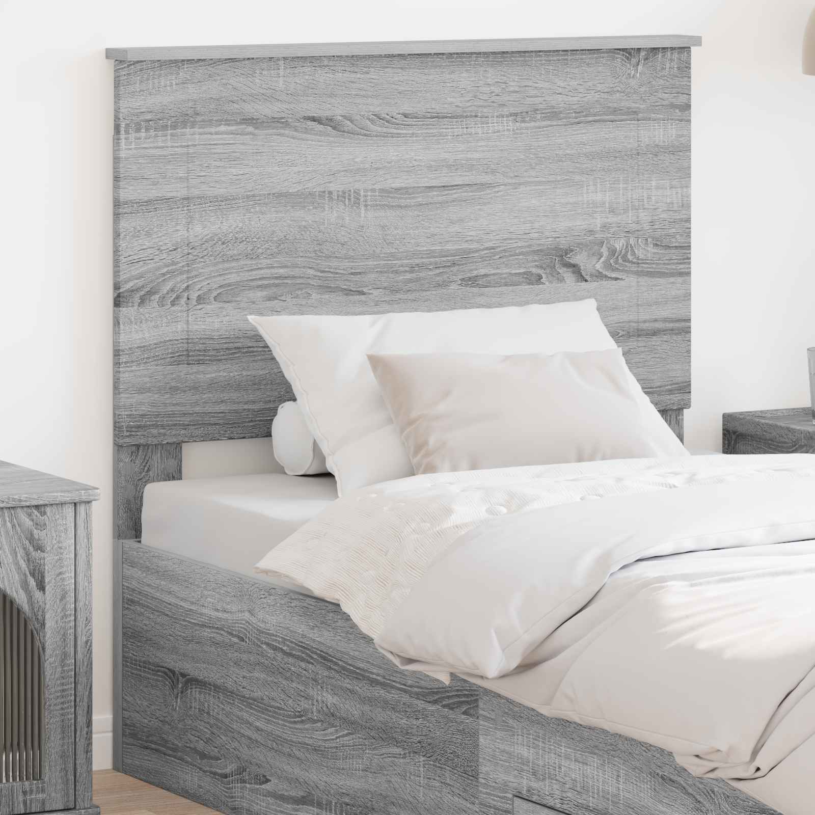 Tête de lit Gris Sonoma 100 cm Bois d'ingénierie - XIOS