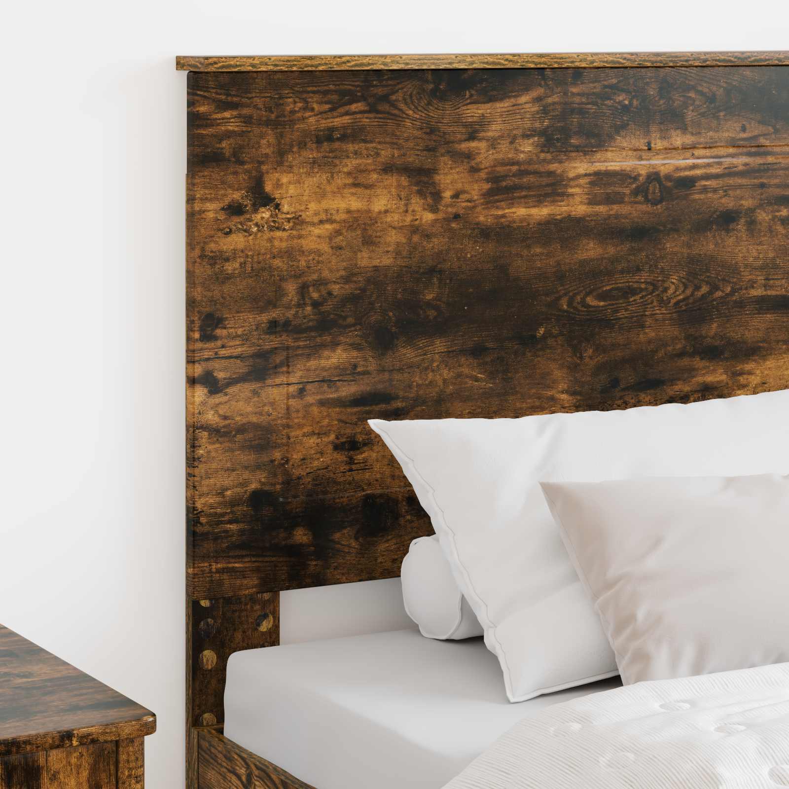 Tête de lit avec tête de lit Chêne fumé 90 cm Bois d'ingénierie - XIOS
