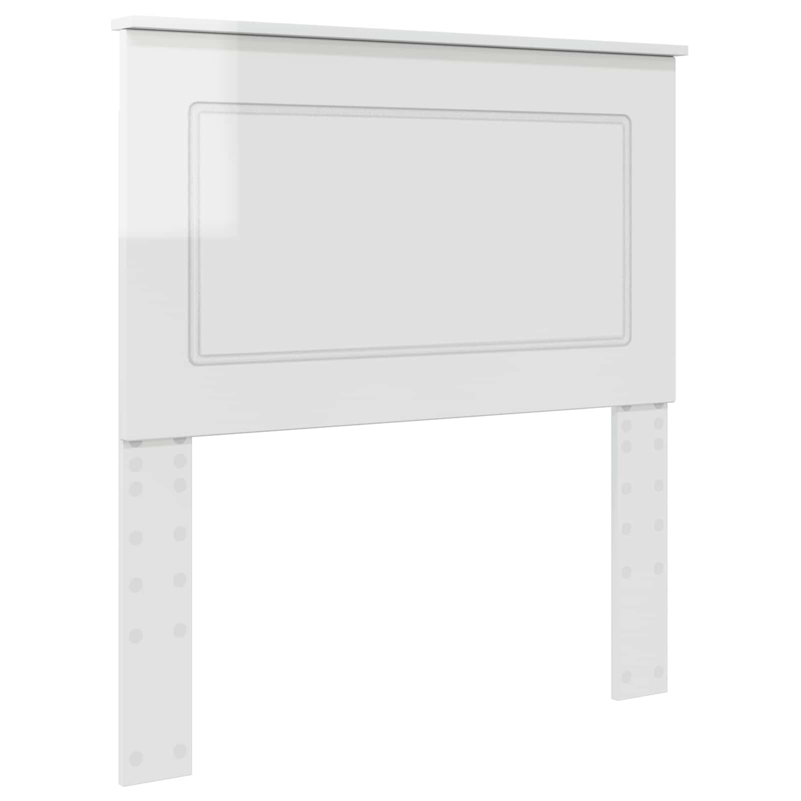 Tête de lit Blanc Brillant 100 cm Bois d’ingénierie - XIOS