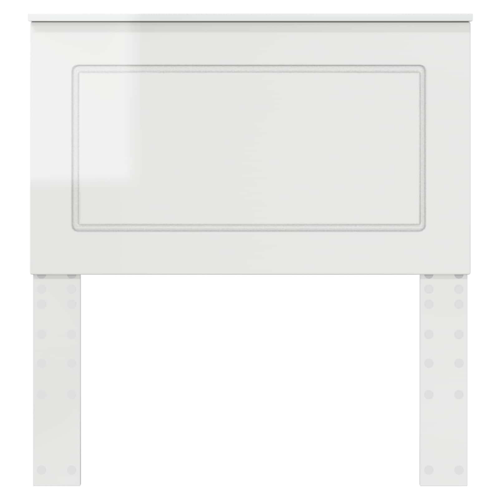 Tête de lit Blanc Brillant 100 cm Bois d’ingénierie - XIOS