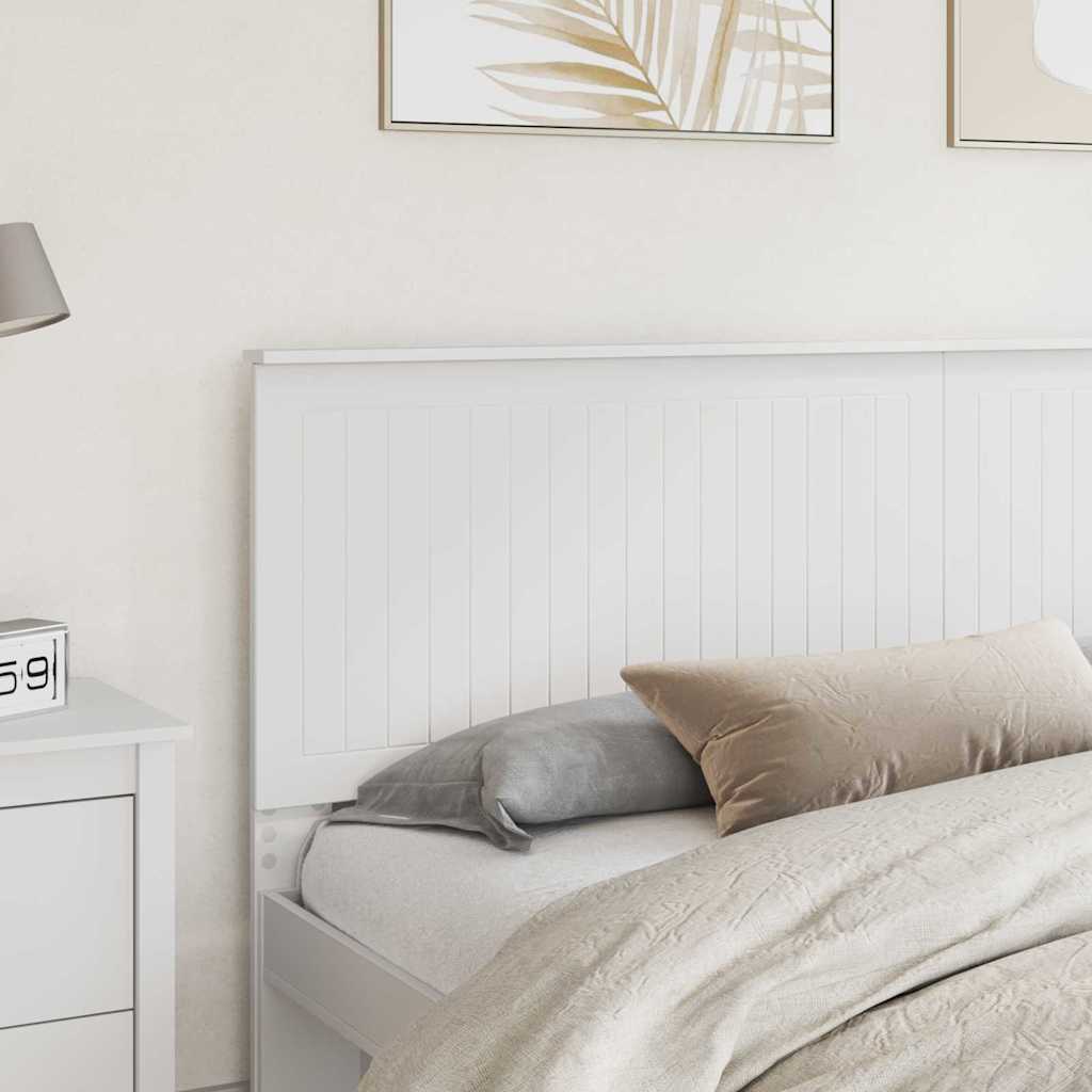 Tête de lit avec tête de lit Blanc 200 cm Bois d'ingénierie - XIOS