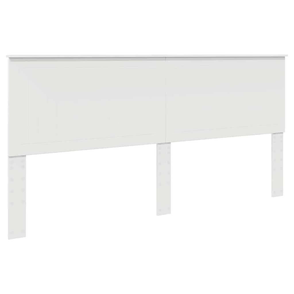 Tête de lit avec tête de lit Blanc 200 cm Bois d'ingénierie - XIOS