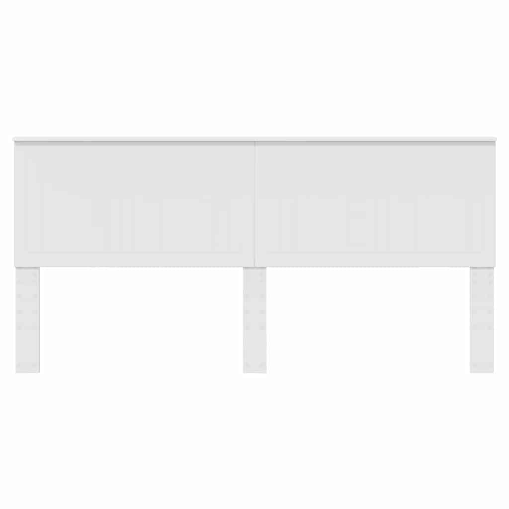 Tête de lit avec tête de lit Blanc 200 cm Bois d'ingénierie - XIOS