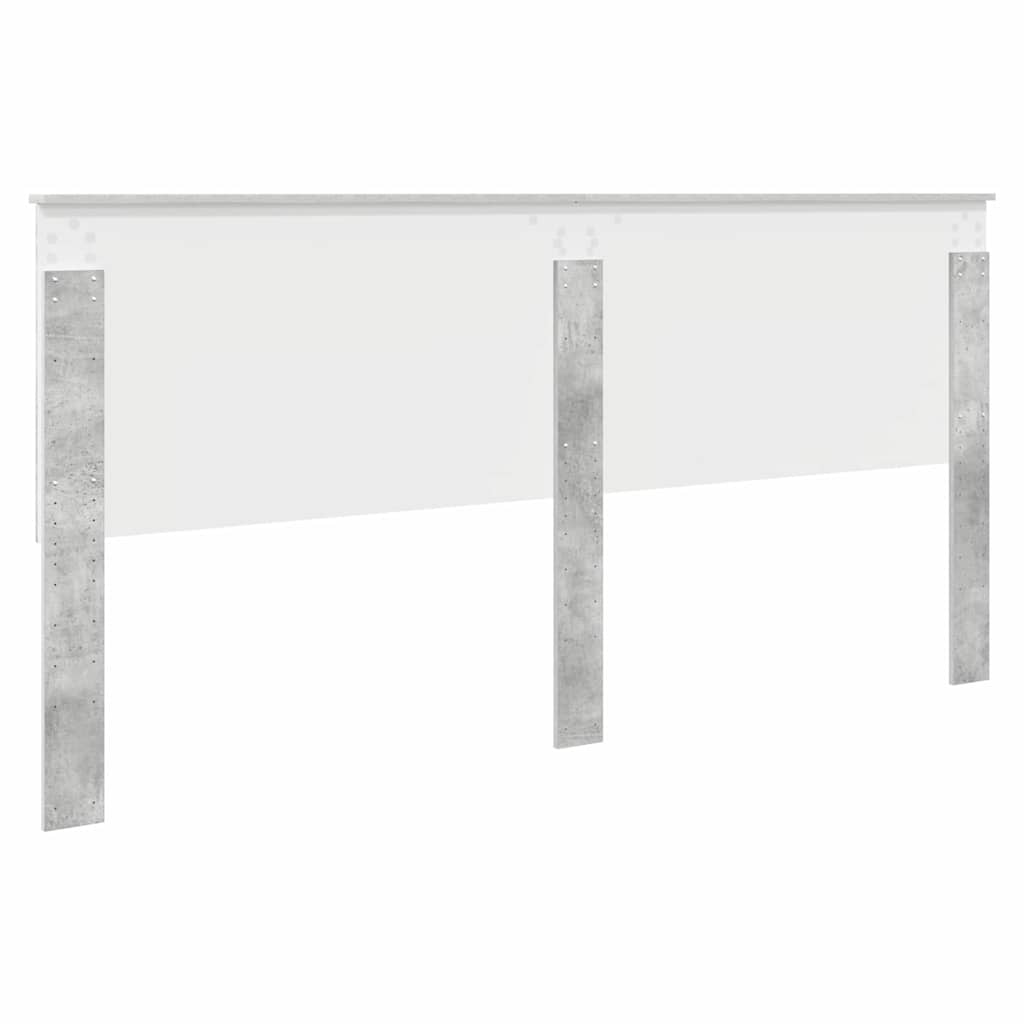 Tête de lit Gris béton 200 cm Bois d'ingénierie - XIOS