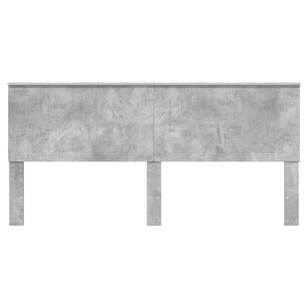 Tête de lit Gris béton 200 cm Bois d'ingénierie - XIOS