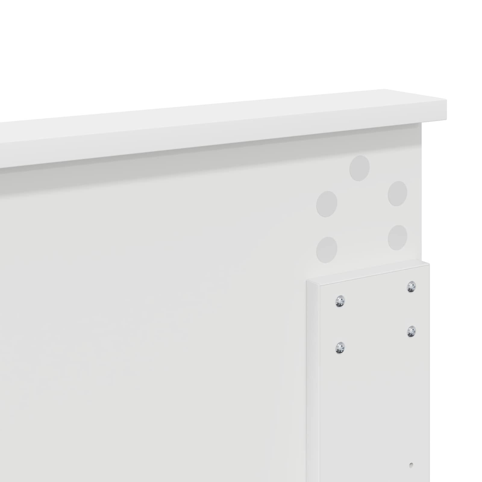 Tête de lit Blanc Brillant 200 cm Bois d'ingénierie - XIOS