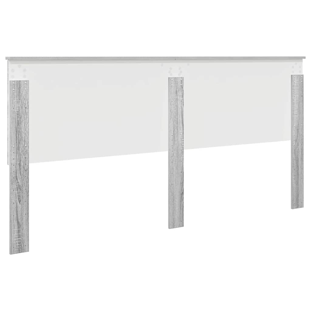 Tête de lit Gris Sonoma 200 cm Bois d'ingénierie - XIOS