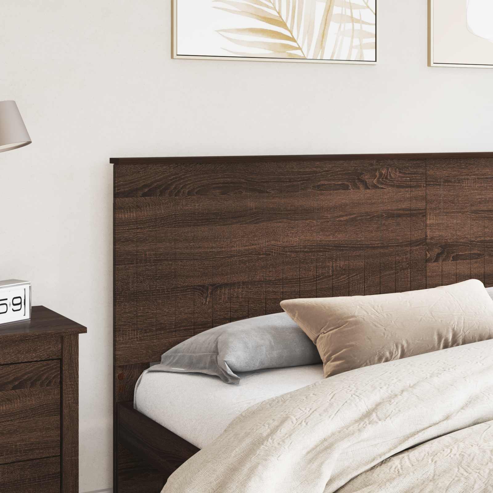 Tête de lit Chêne brun 200 cm Bois d'ingénierie - XIOS