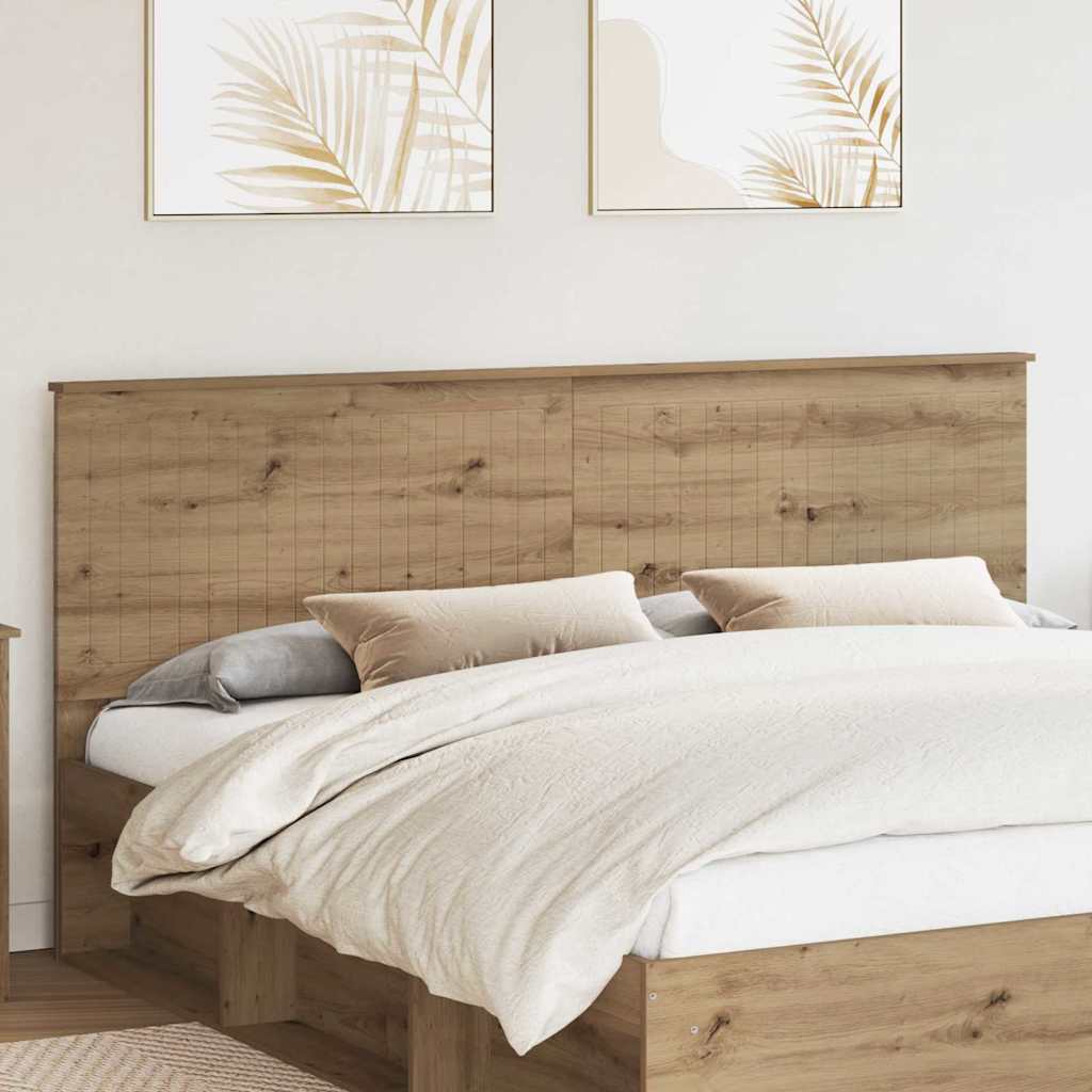 Tête de lit Chêne artisanal 200 cm Bois d'ingénierie - XIOS
