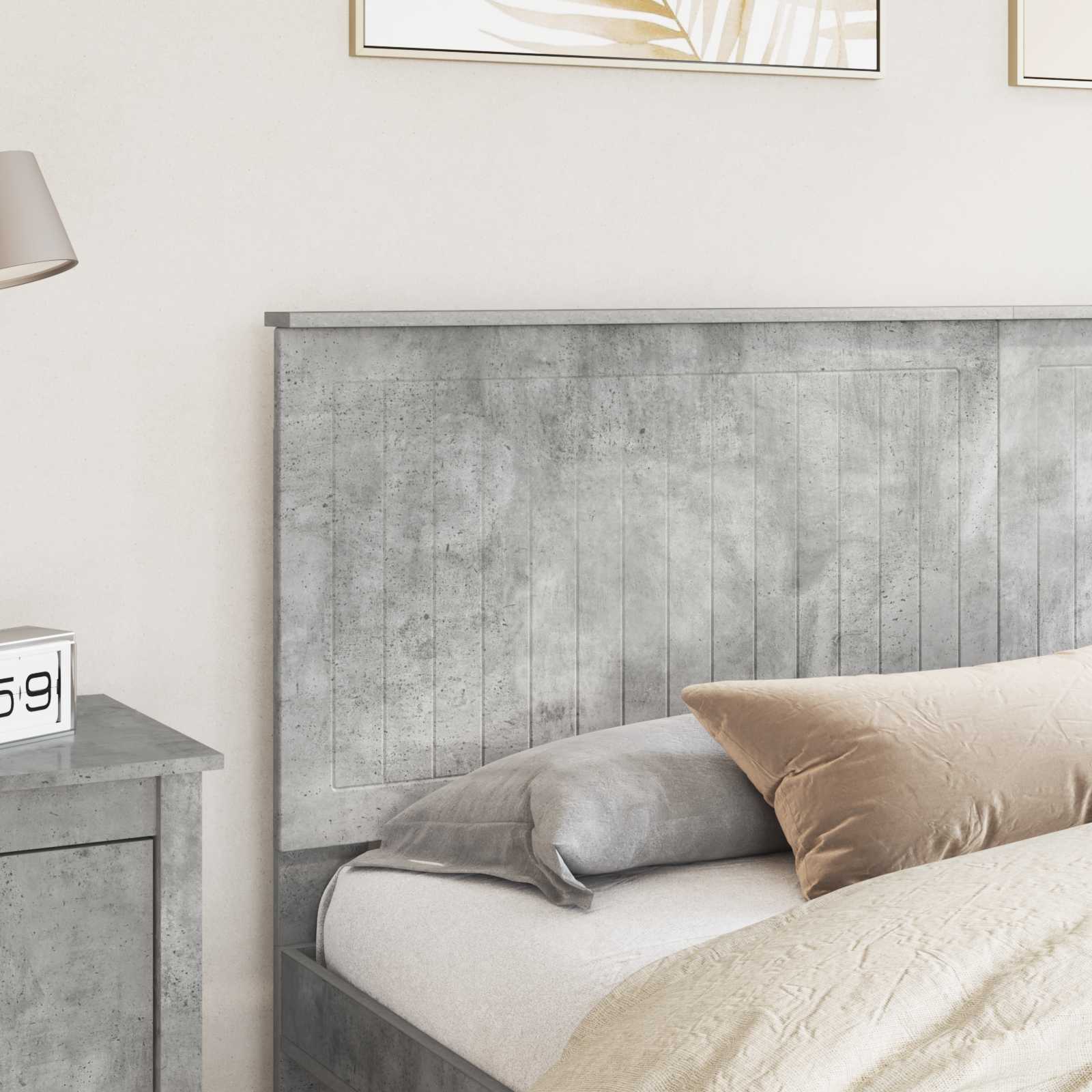 Tête de lit Gris béton 180 cm Bois d'ingénierie - XIOS