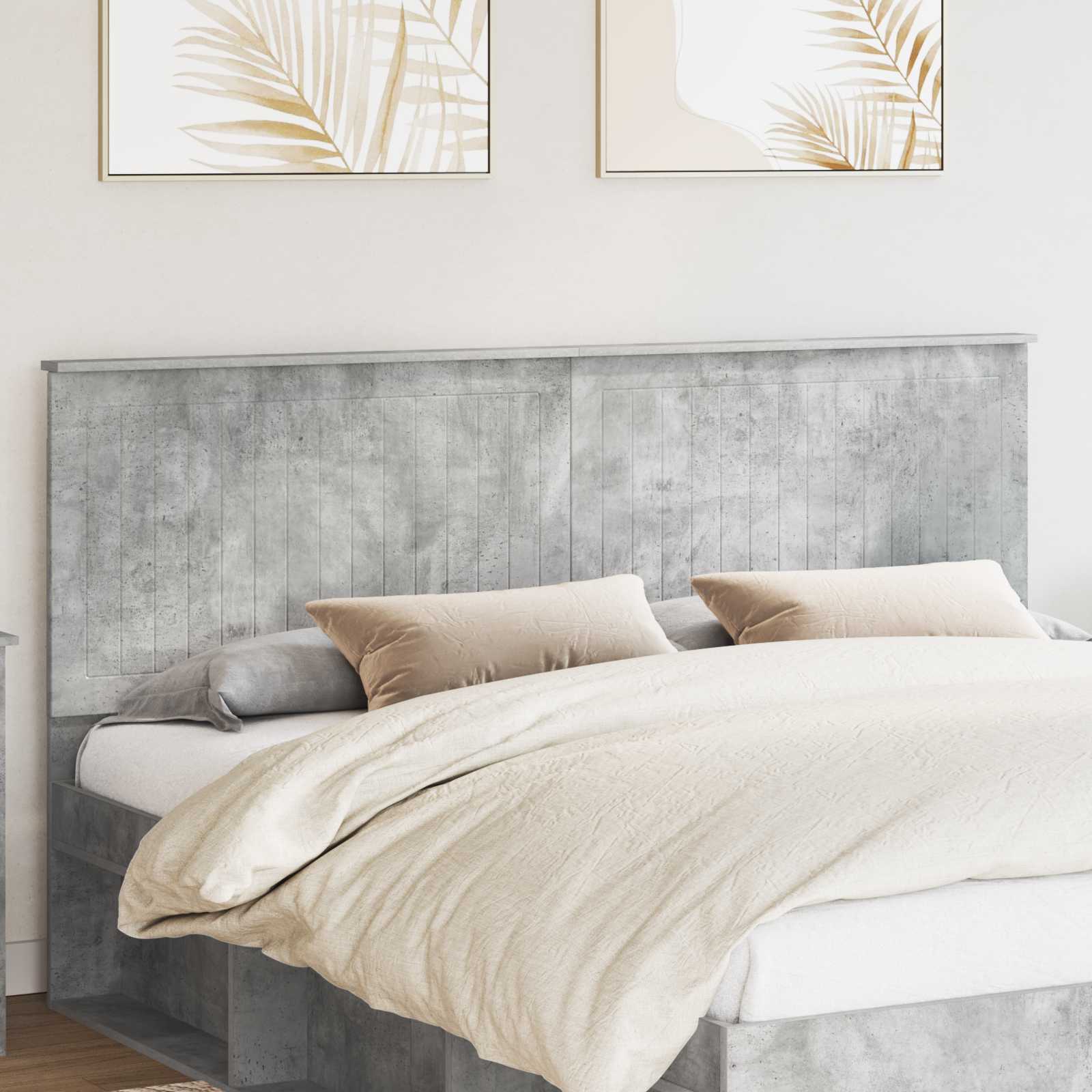 Tête de lit Gris béton 180 cm Bois d'ingénierie - XIOS
