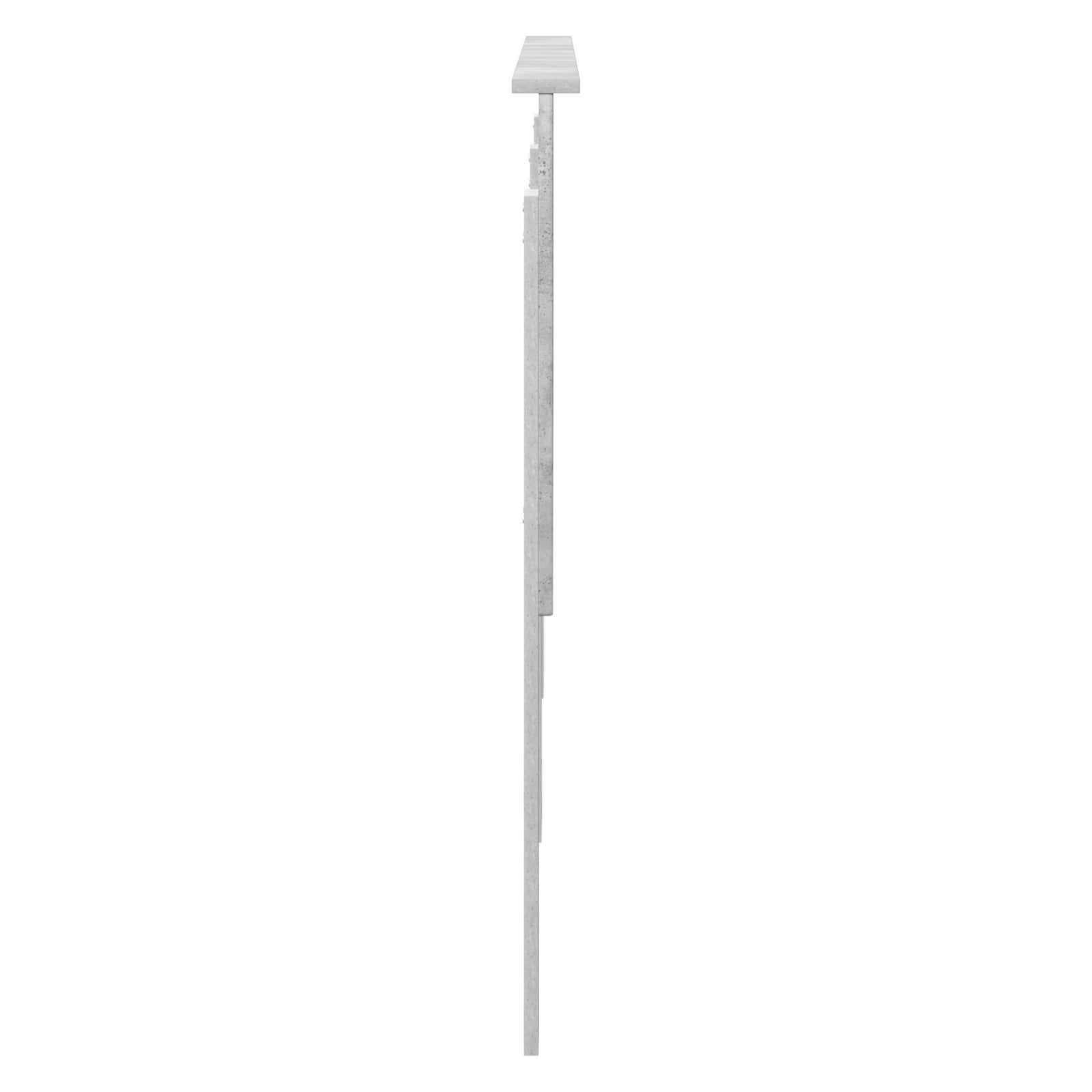 Tête de lit Gris béton 180 cm Bois d'ingénierie - XIOS