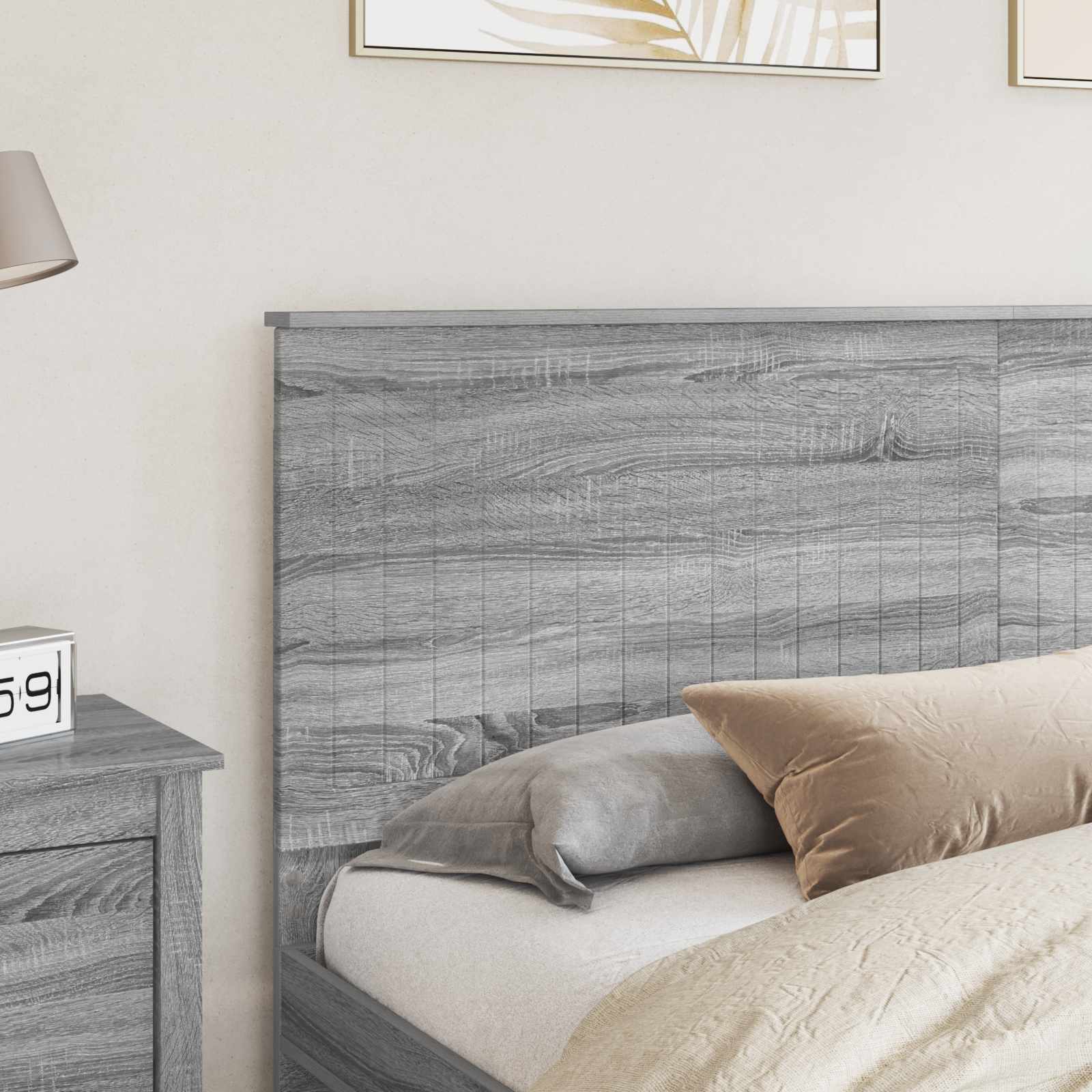 Tête de lit Gris Sonoma 180 cm Bois d'ingénierie - XIOS