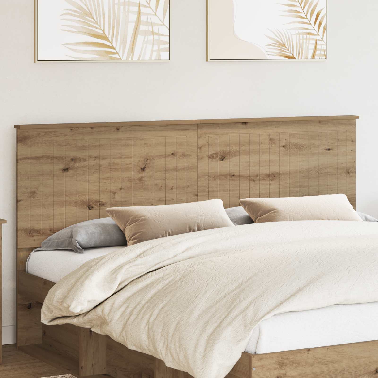Tête de lit Chêne artisanal 180 cm Bois d'ingénierie - XIOS