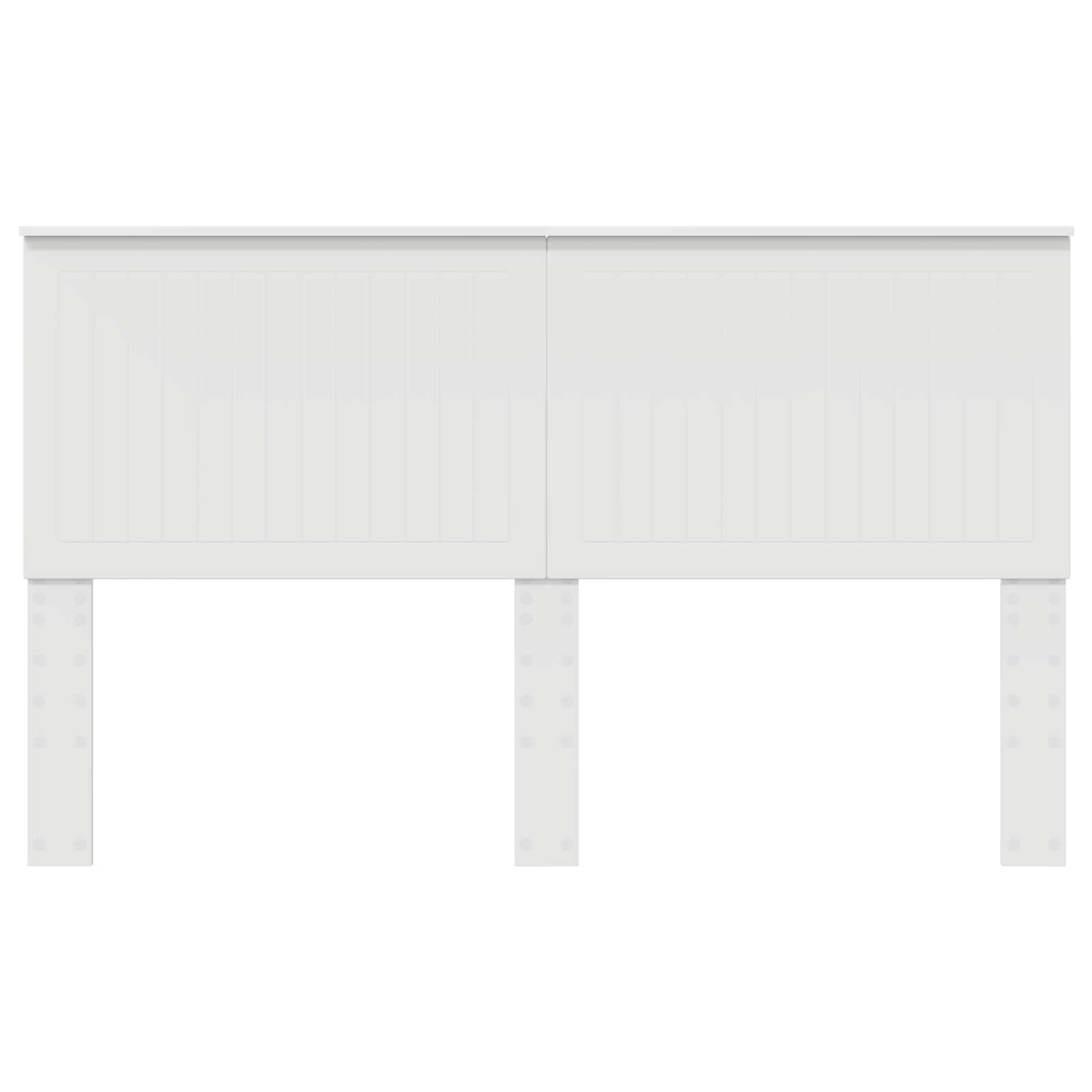 Tête de lit avec tête de lit Blanc 160 cm Bois d'ingénierie - XIOS
