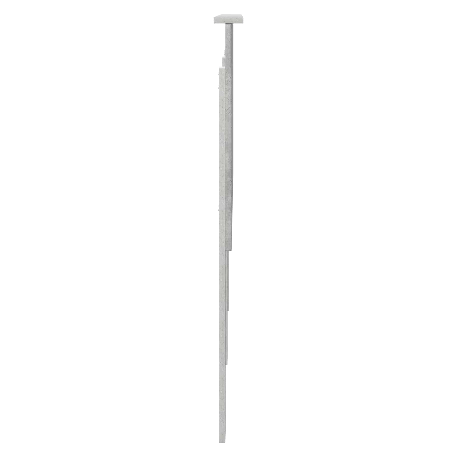 Tête de lit Gris béton 160 cm Bois d'ingénierie - XIOS