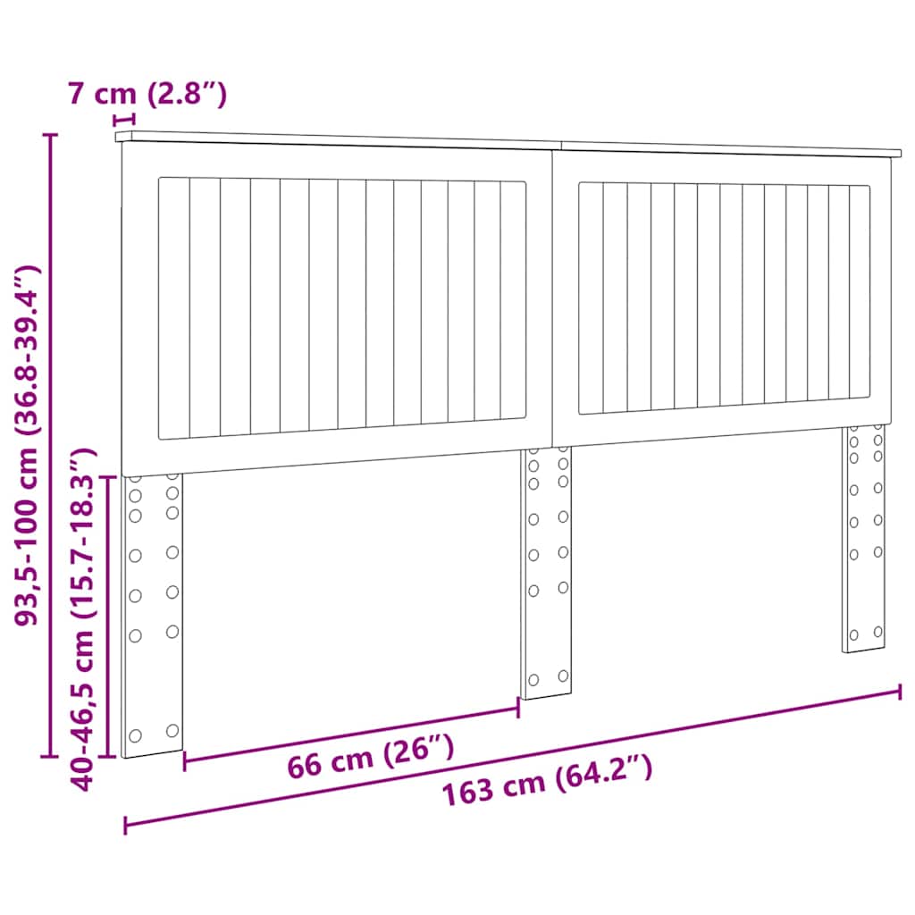 Tête de lit Blanc Brillant 160 cm Bois d'ingénierie - XIOS