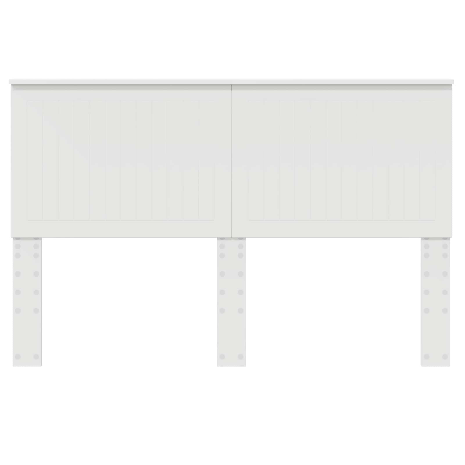Tête de lit avec tête de lit Blanc 150 cm Bois d'ingénierie - XIOS