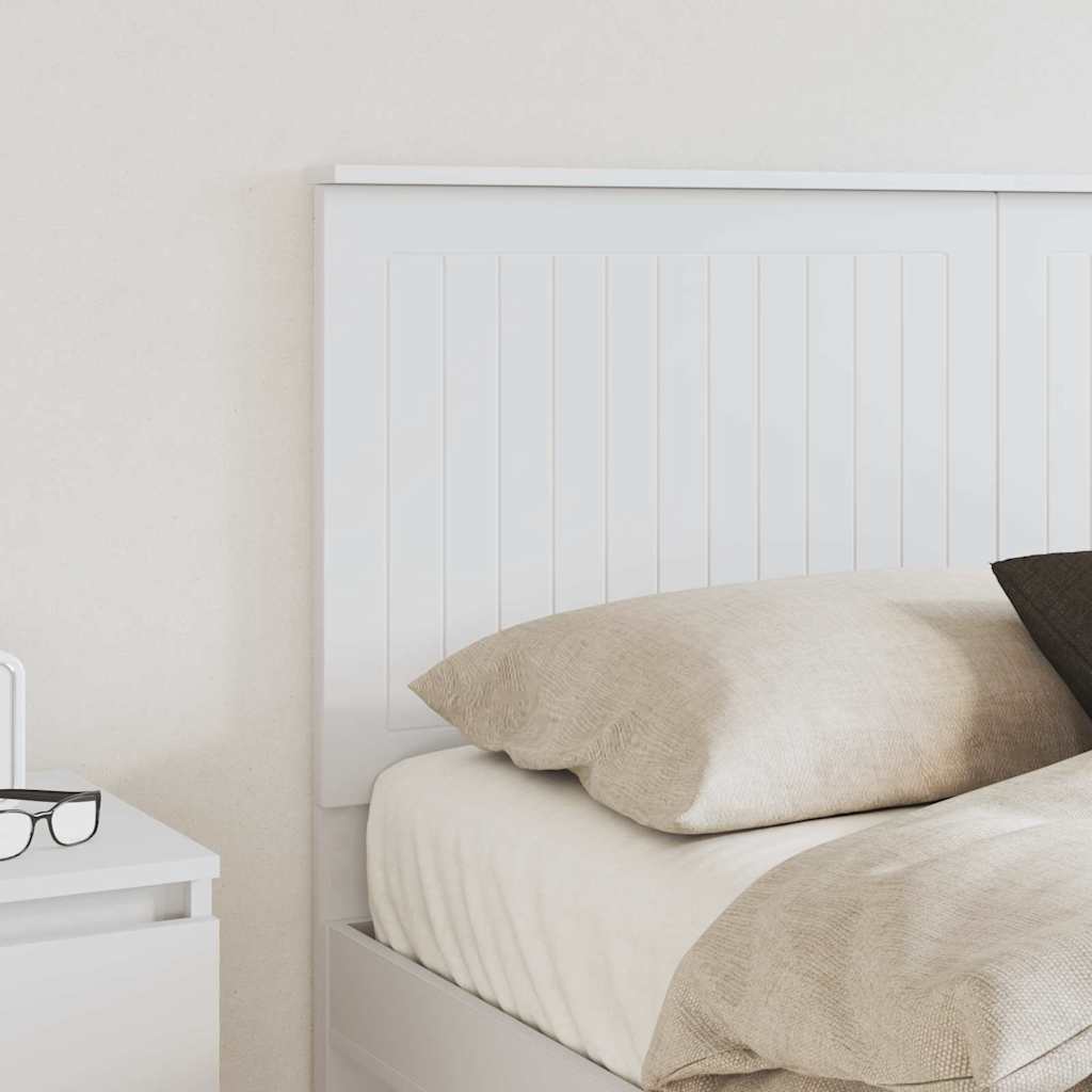 Tête de lit avec tête de lit Blanc 140 cm Bois d'ingénierie - XIOS