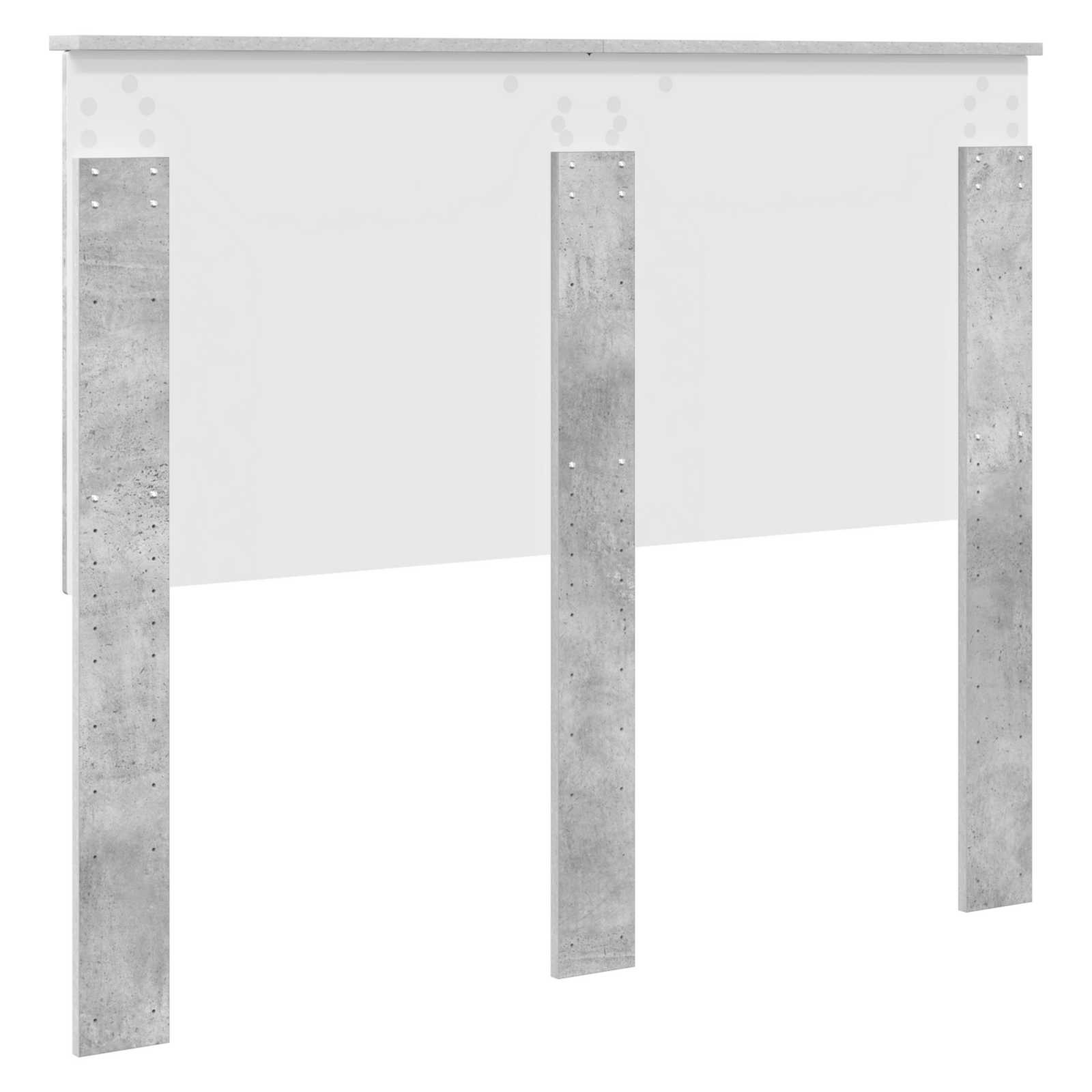 Tête de lit Gris béton 135 cm Bois d'ingénierie - XIOS