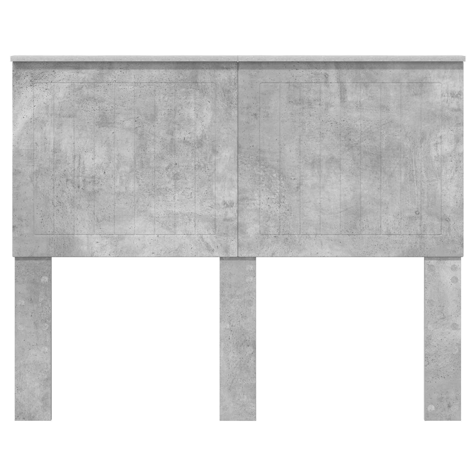 Tête de lit Gris béton 135 cm Bois d'ingénierie - XIOS