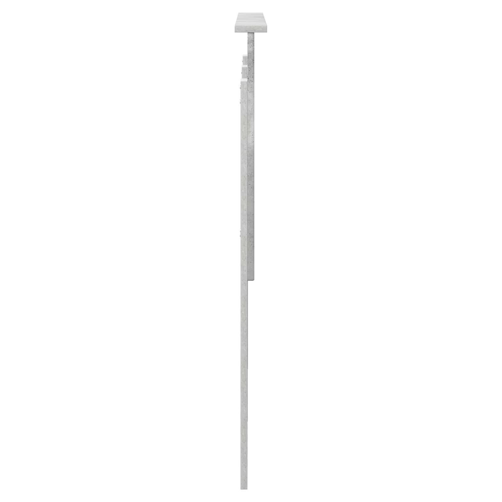 Tête de lit Gris béton 135 cm Bois d'ingénierie - XIOS