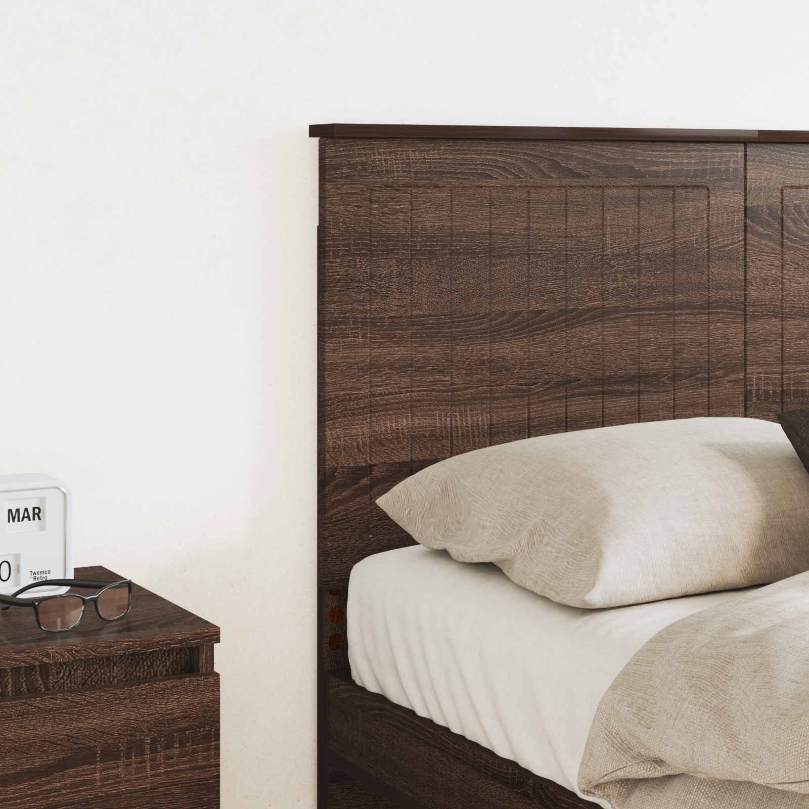 Tête de lit Chêne brun 135 cm Bois d'ingénierie - XIOS