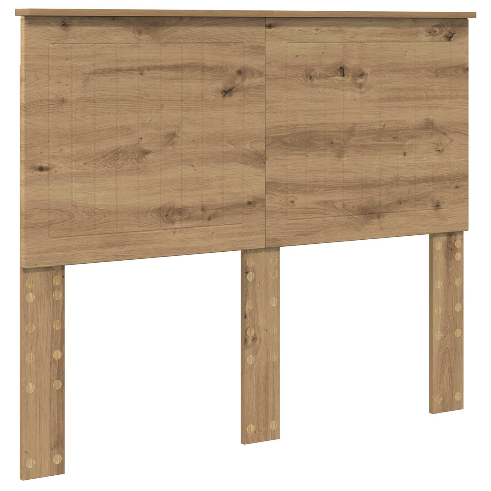 Tête de lit Chêne artisanal 135 cm Bois d'ingénierie - XIOS