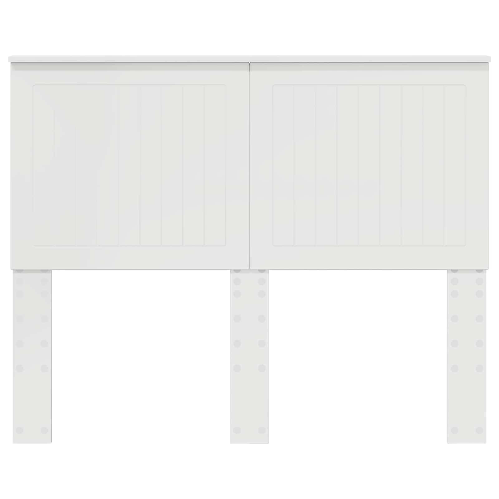 Tête de lit Blanc Brillant 120 cm Bois d'ingénierie - XIOS
