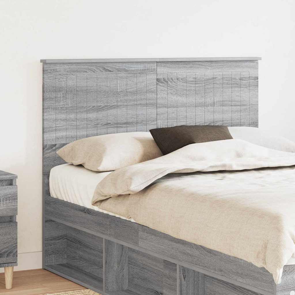 Tête de lit Gris Sonoma 120 cm Bois d'ingénierie - XIOS