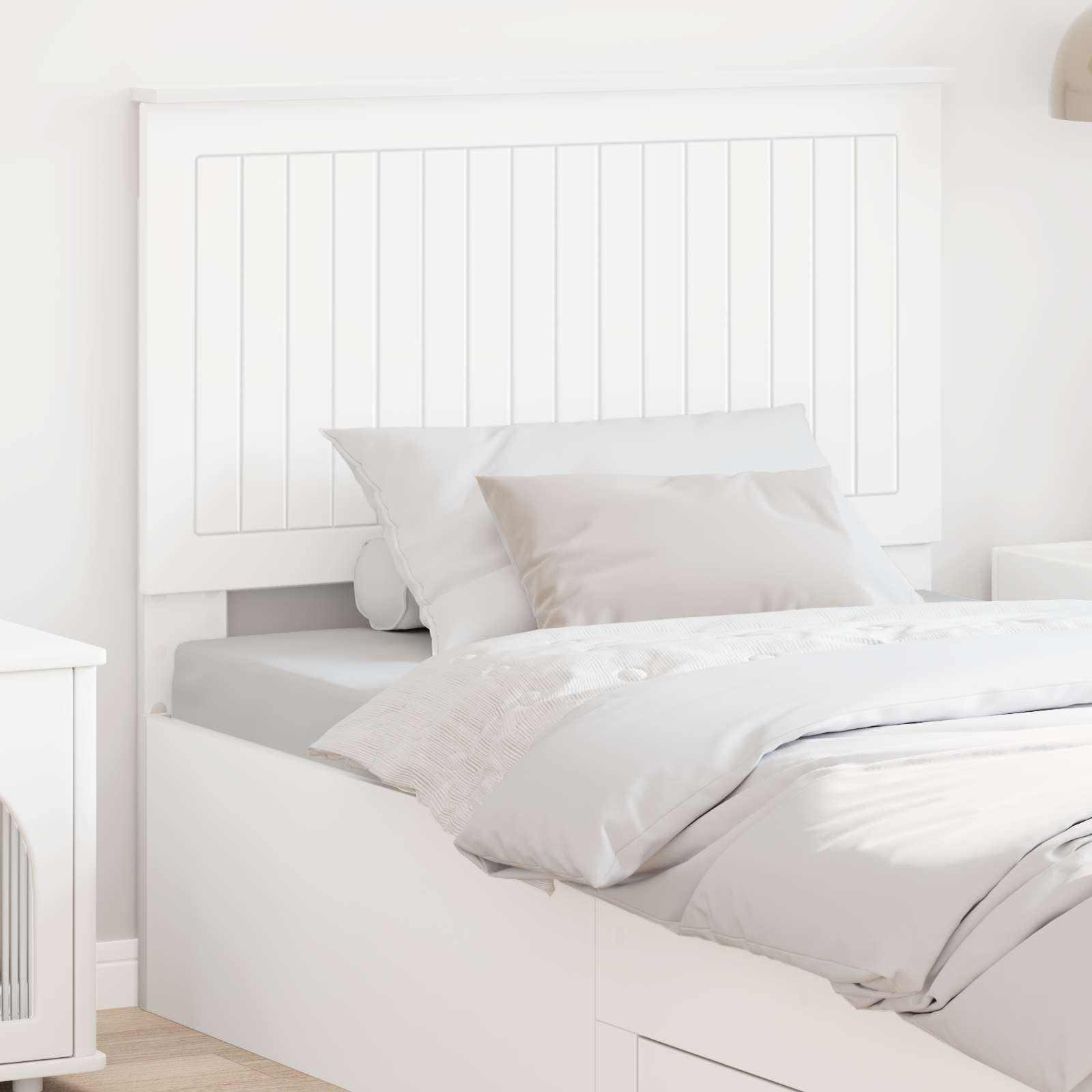 Tête de lit avec tête de lit Blanc 100 cm Bois d'ingénierie - XIOS