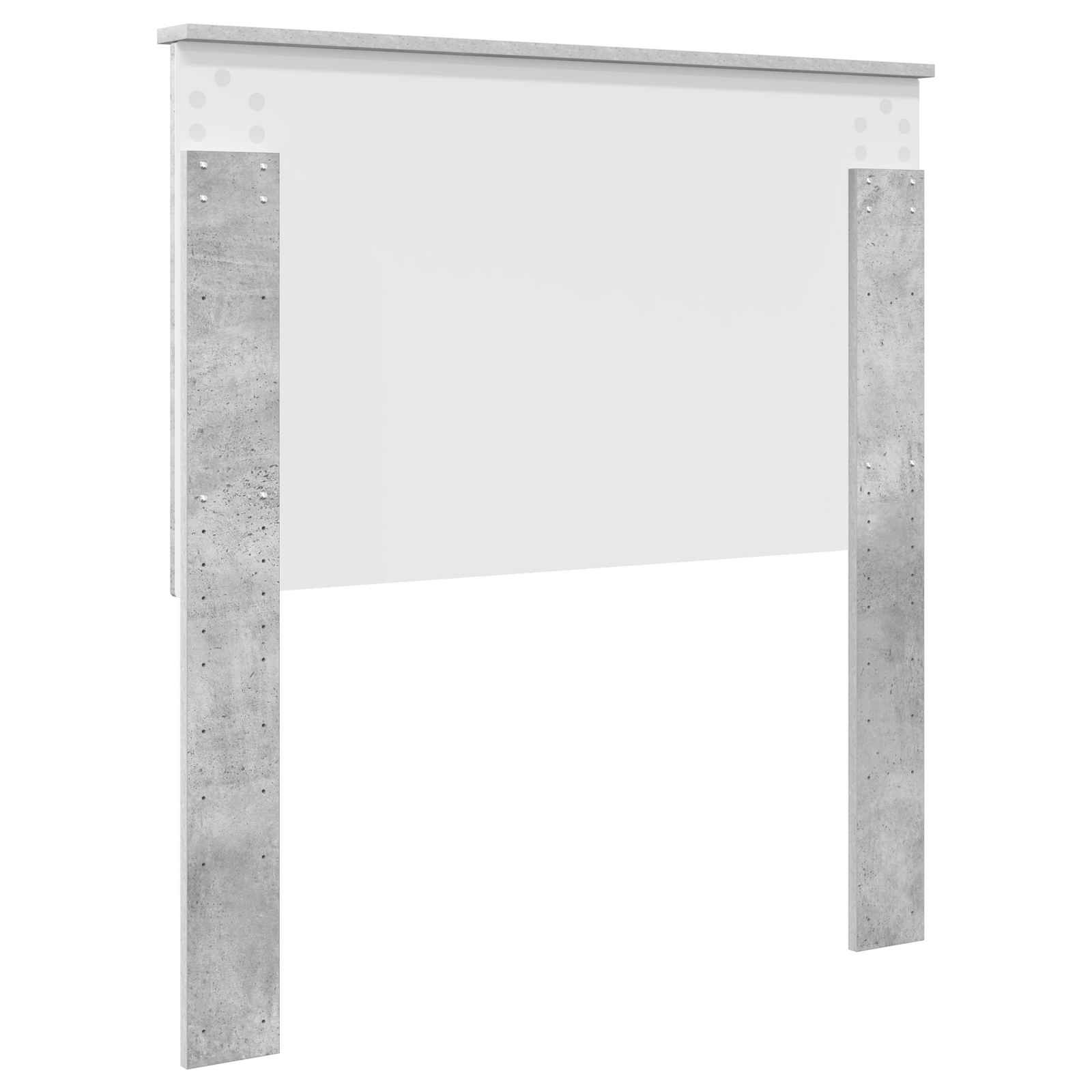 Tête de lit avec tête de lit Gris béton 90 cm Bois d'ingénierie - XIOS